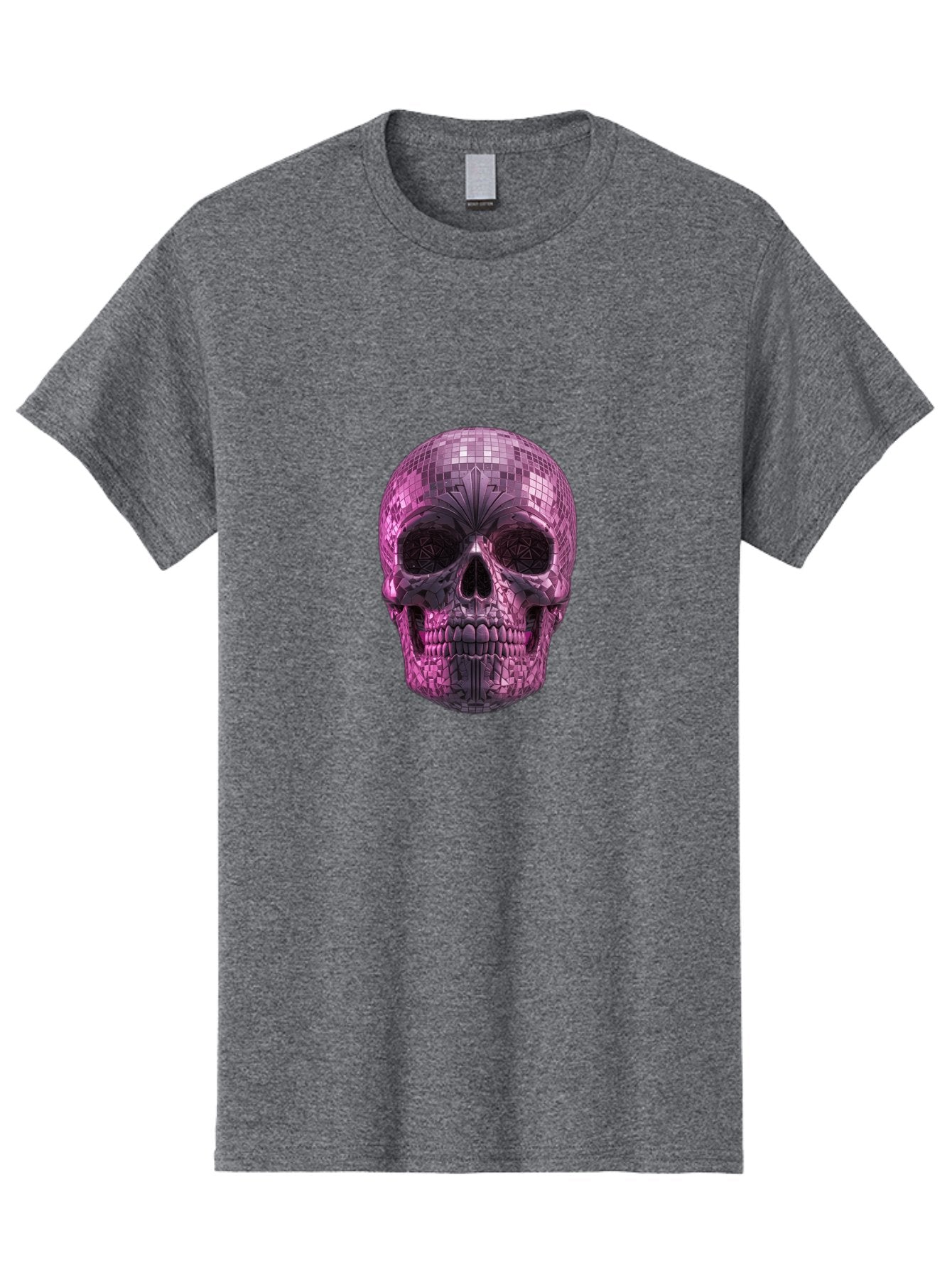Disco-Skull-4 Men'S Graphic Tee, 100% Cotton, Comfortable Casual Summer Wear, Machine Washable, Vintage Camera, Old Camera, Antique Camera, Black Camera, Classic Photography, Photography Equipment, Nostalgic Device, Film Camera, Camera Art Bak429 4