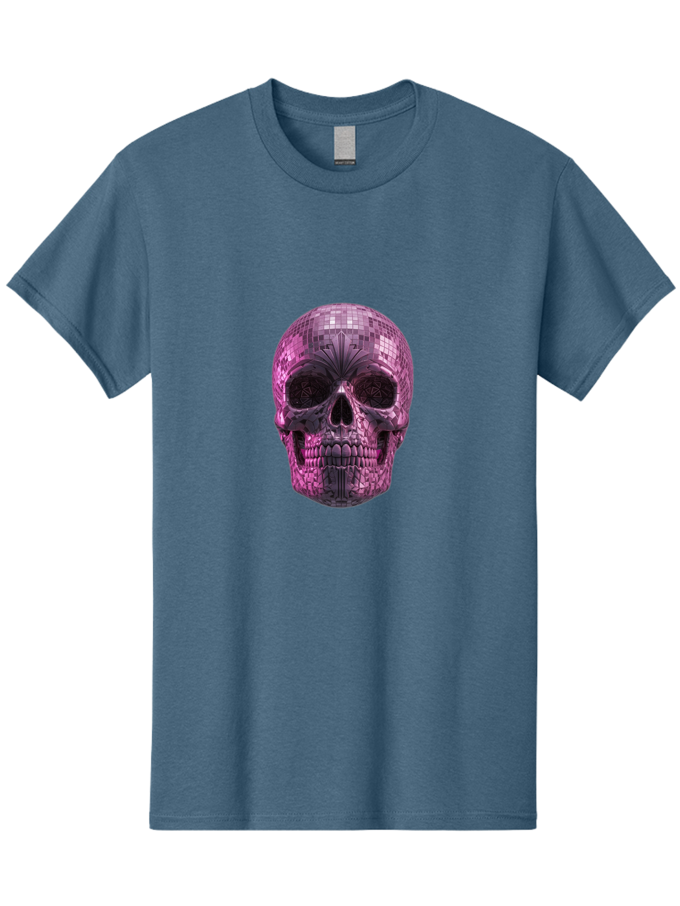 Disco-Skull-4 Men'S Graphic Tee, 100% Cotton, Comfortable Casual Summer Wear, Machine Washable, Vintage Camera, Old Camera, Antique Camera, Black Camera, Classic Photography, Photography Equipment, Nostalgic Device, Film Camera, Camera Art Bak429