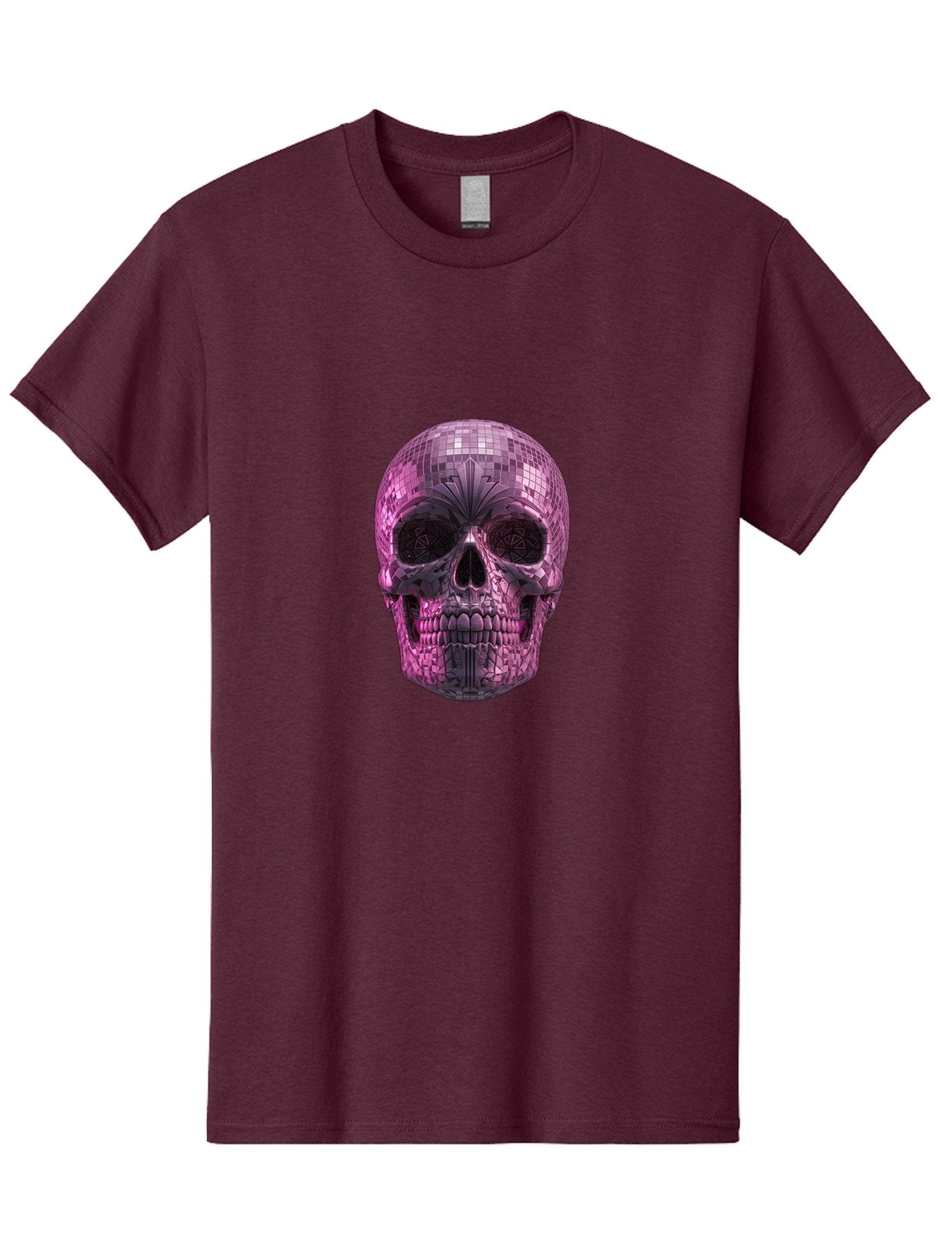 Disco-Skull-4 Men'S Graphic Tee, 100% Cotton, Comfortable Casual Summer Wear, Machine Washable, Vintage Camera, Old Camera, Antique Camera, Black Camera, Classic Photography, Photography Equipment, Nostalgic Device, Film Camera, Camera Art Bak429 6
