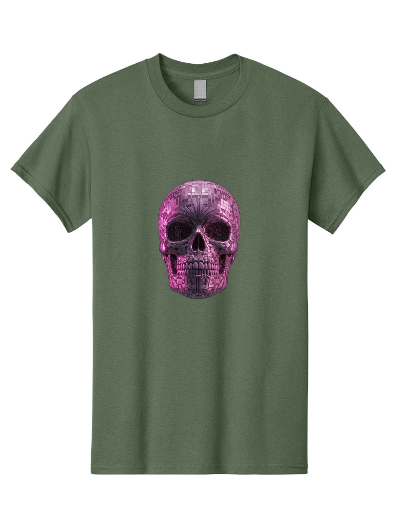 Disco-Skull-4 Men'S Graphic Tee, 100% Cotton, Comfortable Casual Summer Wear, Machine Washable, Vintage Camera, Old Camera, Antique Camera, Black Camera, Classic Photography, Photography Equipment, Nostalgic Device, Film Camera, Camera Art Bak429