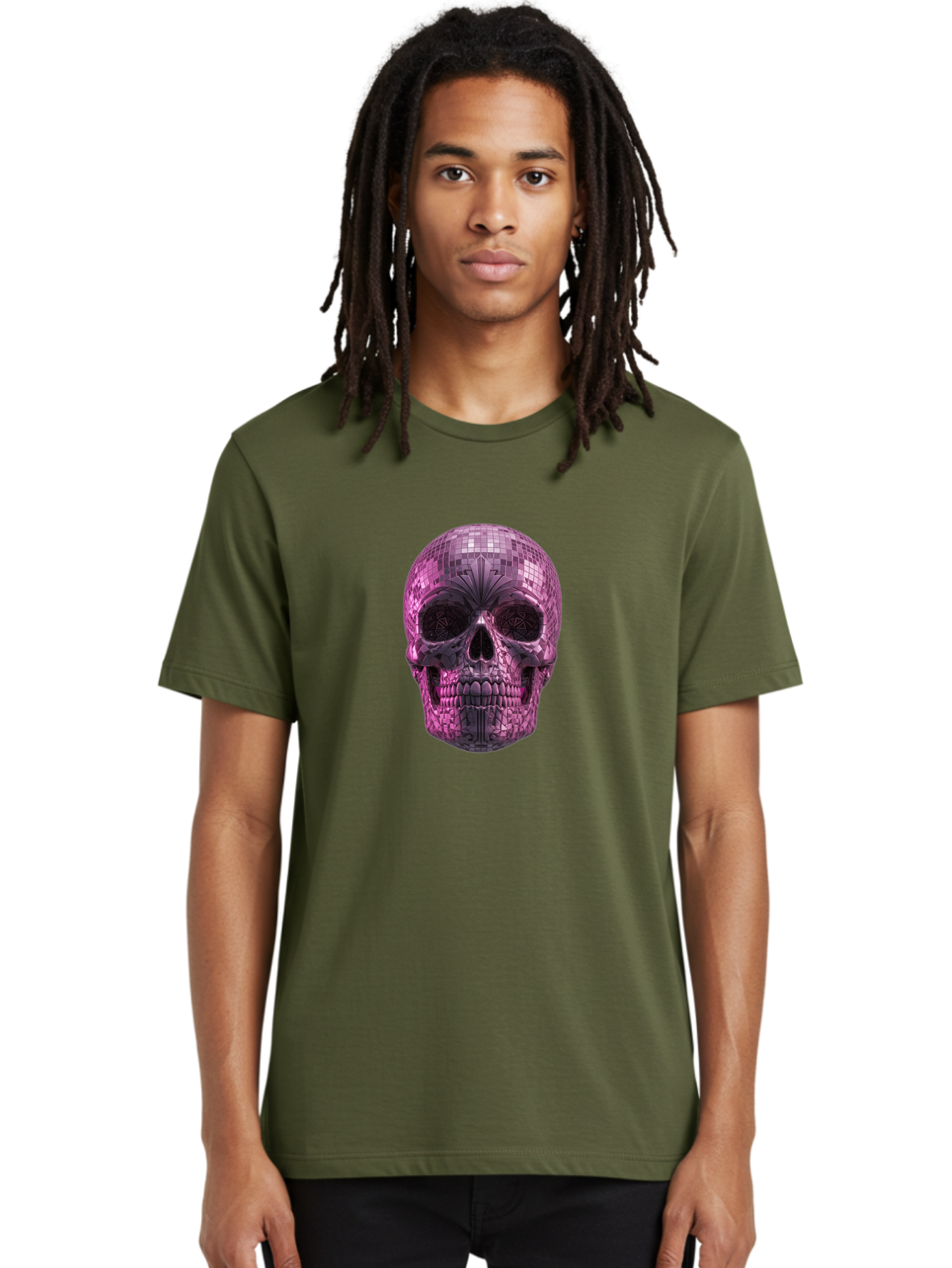 Disco-Skull-4 Men'S Graphic Tee, 100% Cotton, Comfortable Casual Summer Wear, Machine Washable, Vintage Camera, Old Camera, Antique Camera, Black Camera, Classic Photography, Photography Equipment, Nostalgic Device, Film Camera, Camera Art Bak429 26