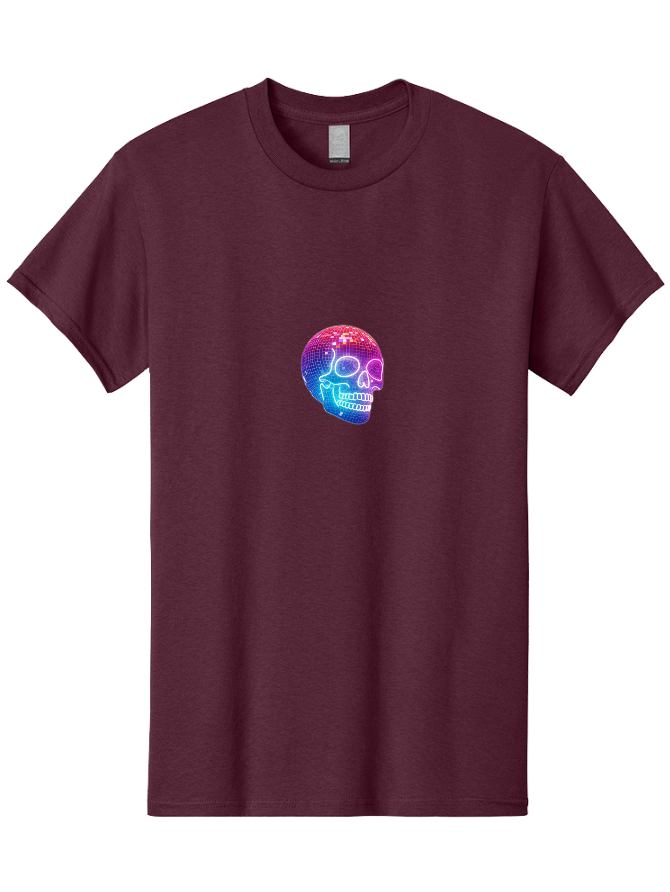 Disco-Skull Men'S Graphic Tee, 100% Cotton, Comfortable Casual Summer Wear, Machine Washable, Vintage Camera, Old Camera, Antique Camera, Black Camera, Classic Photography, Photography Equipment, Nostalgic Device, Film Camera, Camera Art Bak430