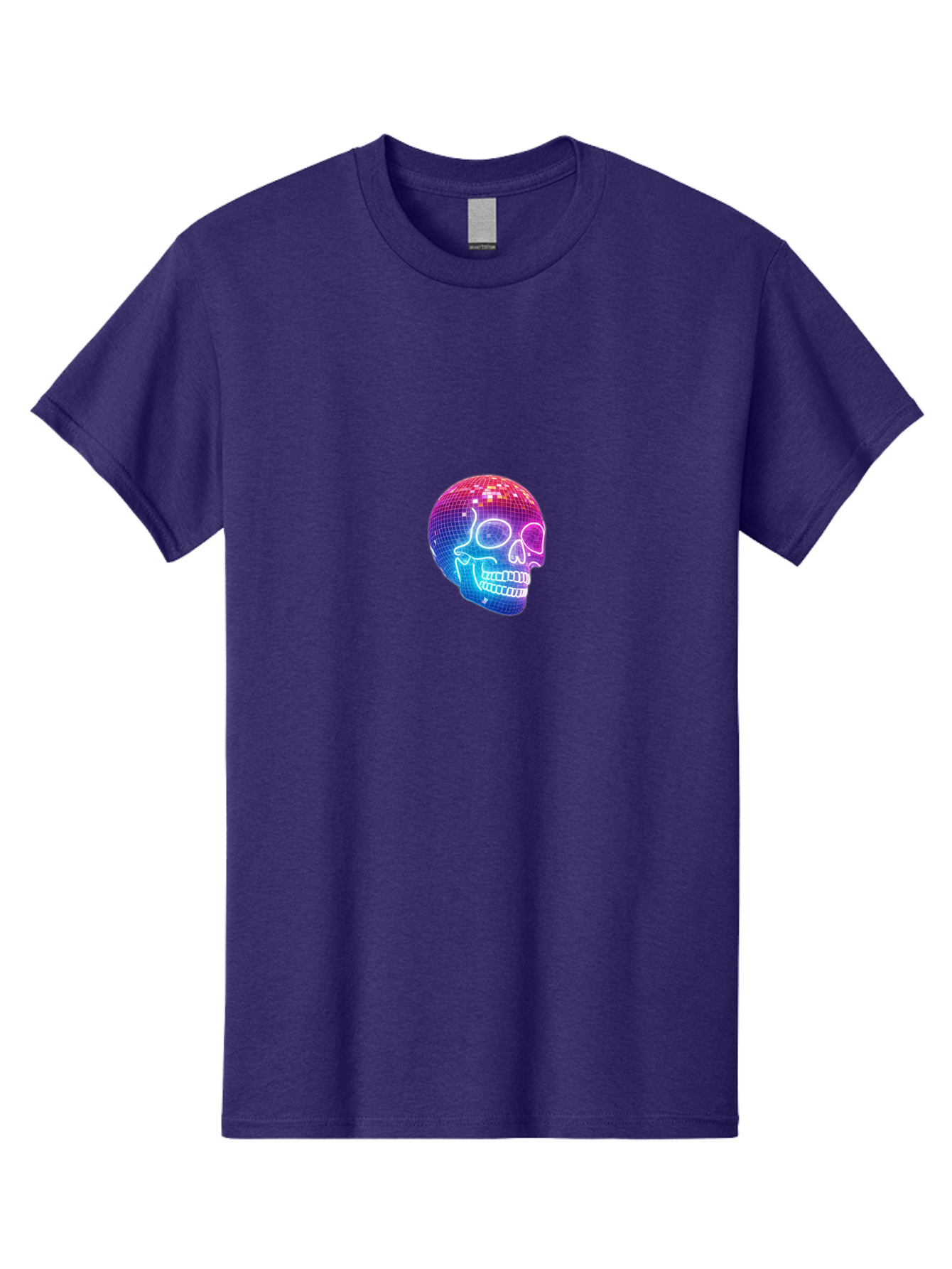Disco-Skull Men'S Graphic Tee, 100% Cotton, Comfortable Casual Summer Wear, Machine Washable, Vintage Camera, Old Camera, Antique Camera, Black Camera, Classic Photography, Photography Equipment, Nostalgic Device, Film Camera, Camera Art Bak430