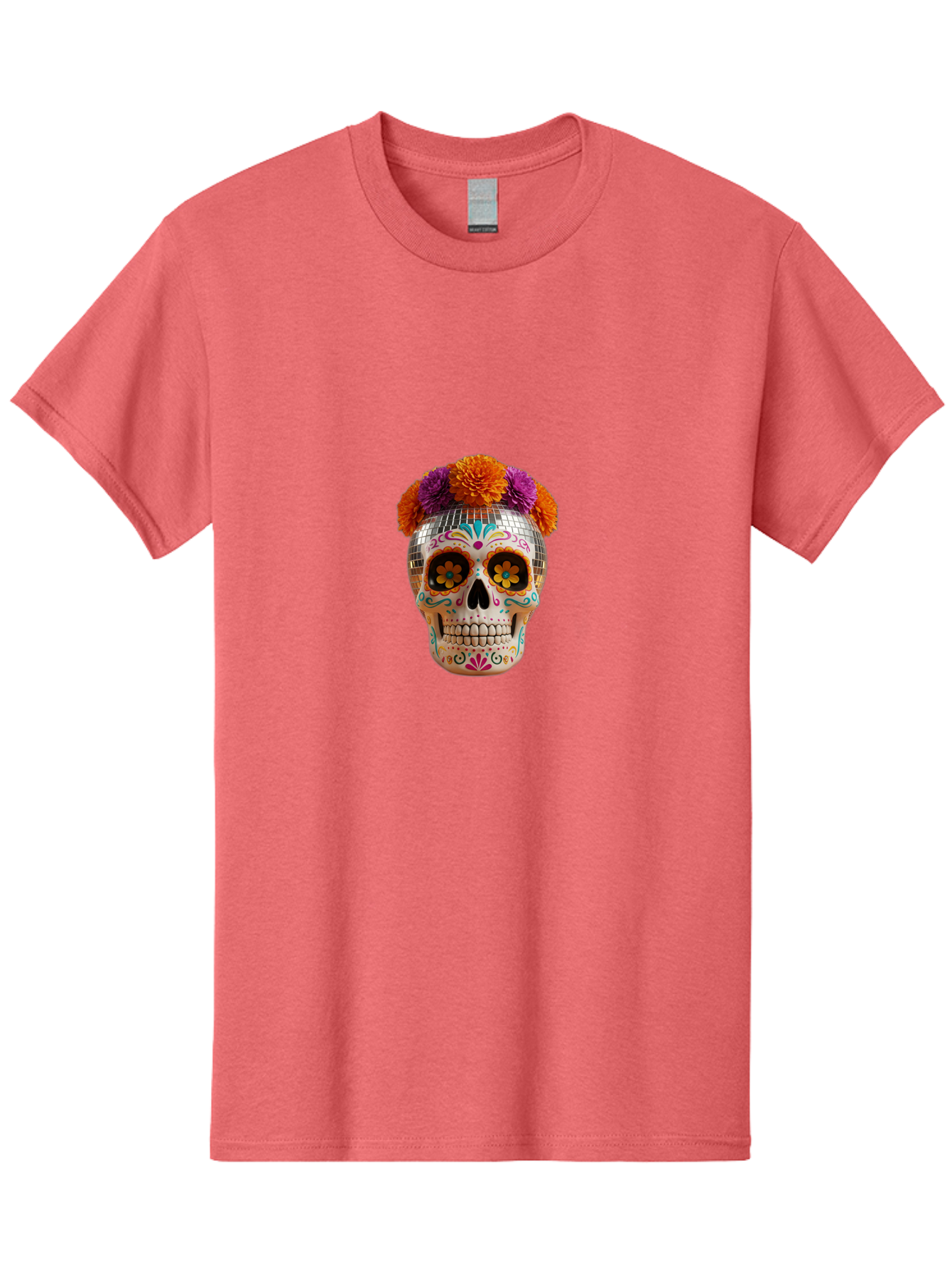 Disco-Sugar-Skull Men'S Graphic Tee, 100% Cotton, Comfortable Casual Summer Wear, Machine Washable, Vintage Camera, Old Camera, Antique Camera, Black Camera, Classic Photography, Photography Equipment, Nostalgic Device, Film Camera, Camera Art Bak431 14