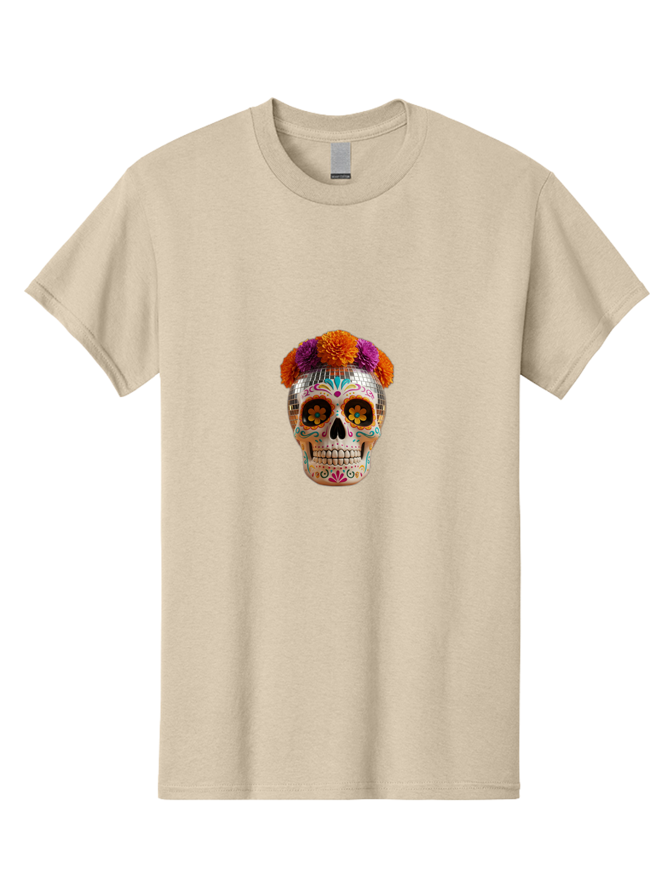 Disco-Sugar-Skull Men'S Graphic Tee, 100% Cotton, Comfortable Casual Summer Wear, Machine Washable, Vintage Camera, Old Camera, Antique Camera, Black Camera, Classic Photography, Photography Equipment, Nostalgic Device, Film Camera, Camera Art Bak431 13