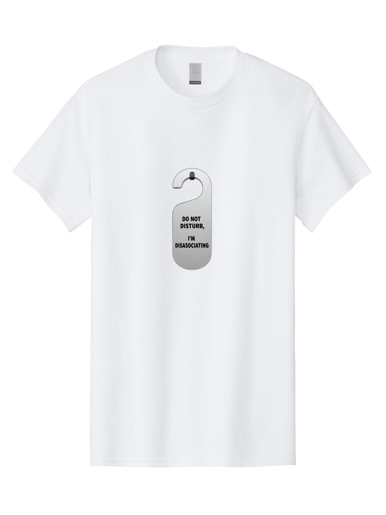 Do-Not-Disturb-I-M-Disasociating Men'S Graphic Tee, 100% Cotton, Comfortable Casual Summer Wear, Machine Washable, Vintage Camera, Old Camera, Antique Camera, Black Camera, Classic Photography, Photography Equipment, Nostalgic Device, Bak434 7