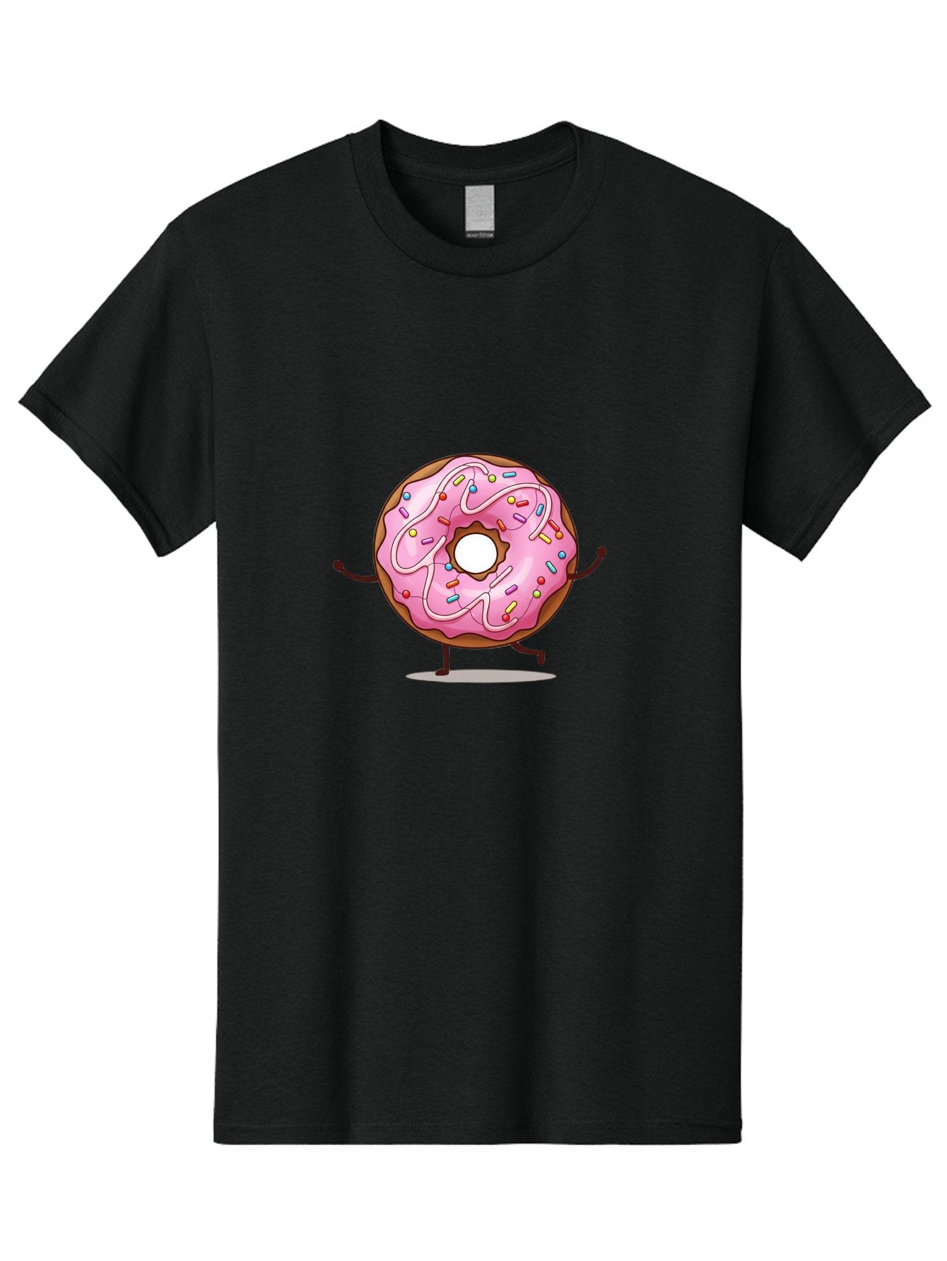Donut-Character-1 Men'S Graphic Tee, 100% Cotton, Comfortable Casual Summer Wear, Machine Washable, Vintage Camera, Old Camera, Antique Camera, Black Camera, Classic Photography, Photography Equipment, Nostalgic Device, Film Camera, Camera Art Bak437 4