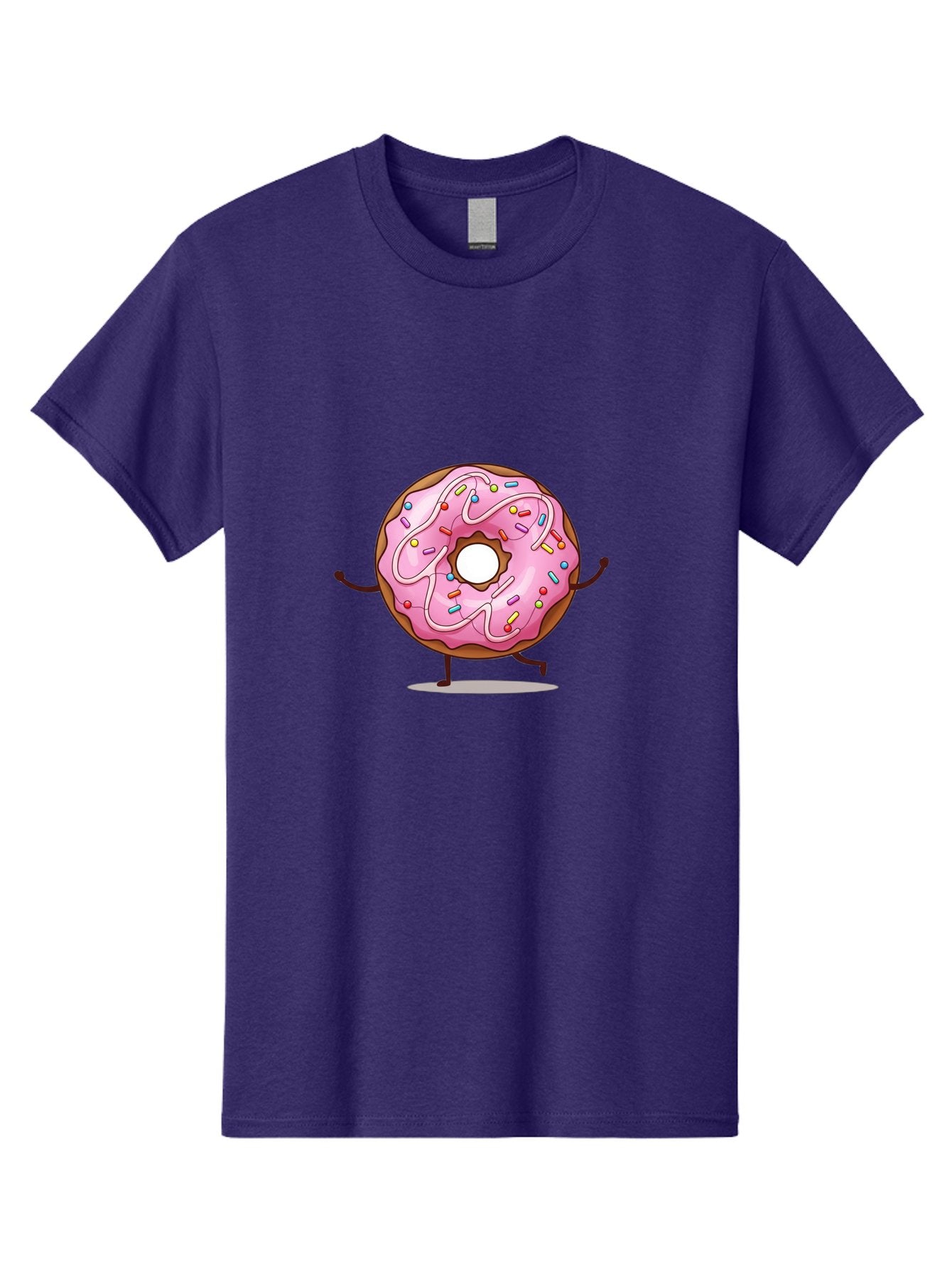 Donut-Character-1 Men'S Graphic Tee, 100% Cotton, Comfortable Casual Summer Wear, Machine Washable, Vintage Camera, Old Camera, Antique Camera, Black Camera, Classic Photography, Photography Equipment, Nostalgic Device, Film Camera, Camera Art Bak437 3