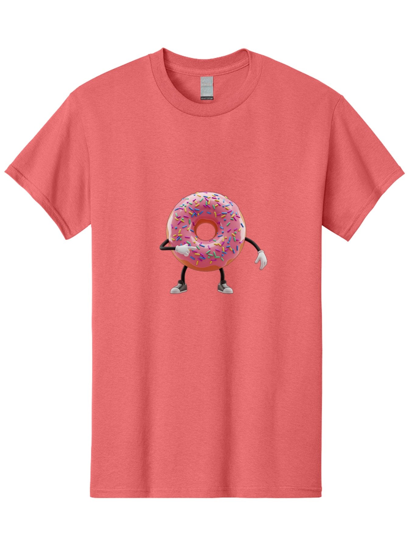 Donut-Character-2 Men'S Graphic Tee, 100% Cotton, Comfortable Casual Summer Wear, Machine Washable, Vintage Camera, Old Camera, Antique Camera, Black Camera, Classic Photography, Photography Equipment, Nostalgic Device, Film Camera, Camera Art Bak438