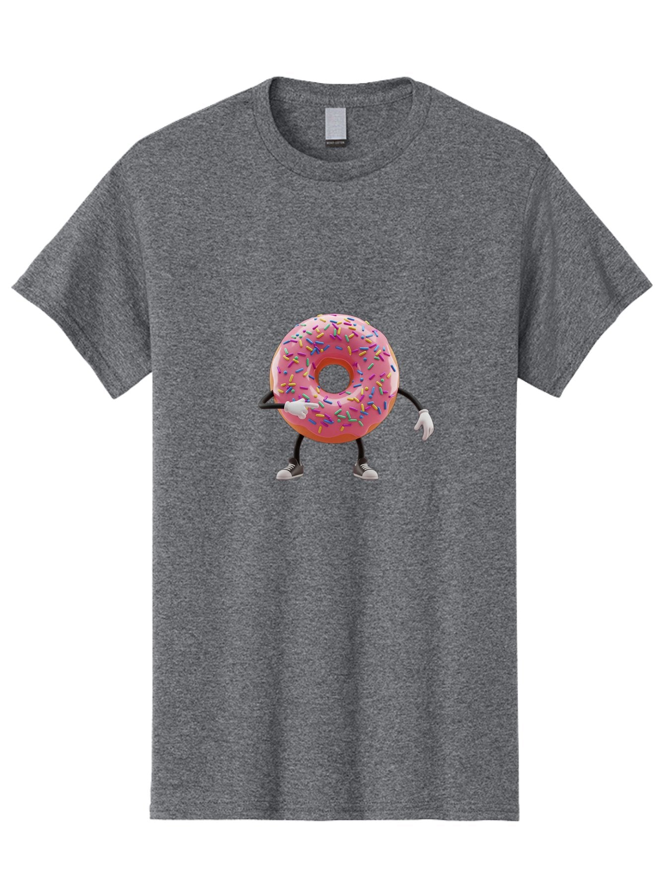 Donut-Character-2 Men'S Graphic Tee, 100% Cotton, Comfortable Casual Summer Wear, Machine Washable, Vintage Camera, Old Camera, Antique Camera, Black Camera, Classic Photography, Photography Equipment, Nostalgic Device, Film Camera, Camera Art Bak438 15