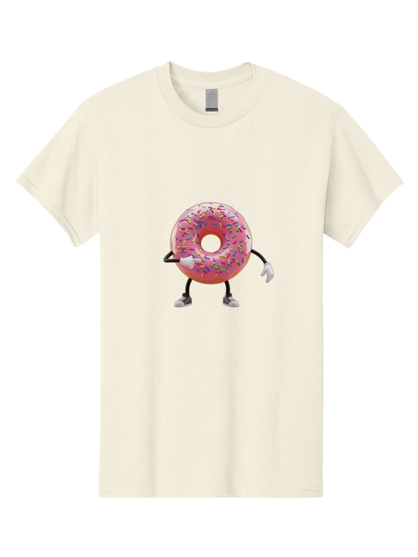 Donut-Character-2 Men'S Graphic Tee, 100% Cotton, Comfortable Casual Summer Wear, Machine Washable, Vintage Camera, Old Camera, Antique Camera, Black Camera, Classic Photography, Photography Equipment, Nostalgic Device, Film Camera, Camera Art Bak438 4