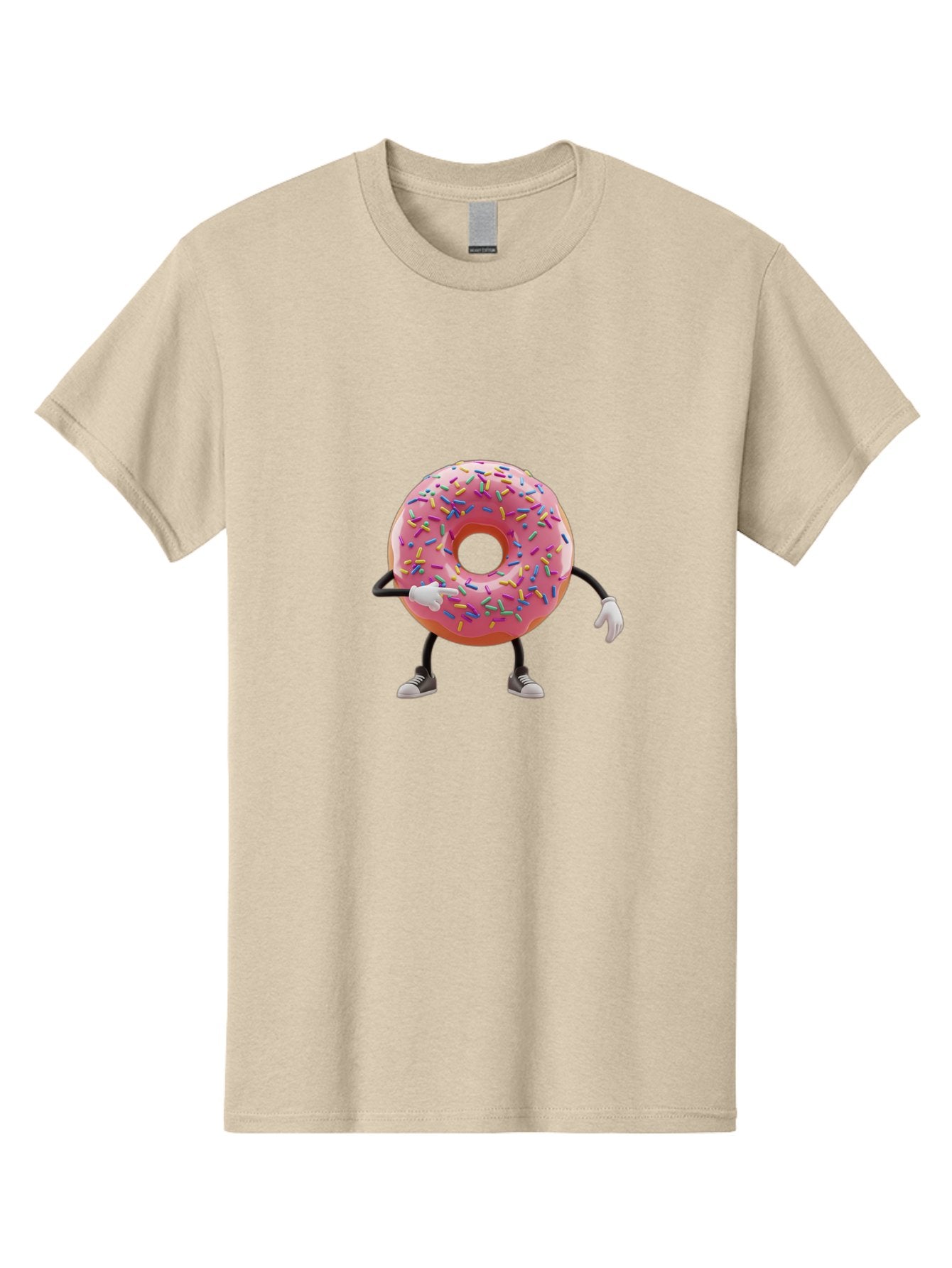 Donut-Character-2 Men'S Graphic Tee, 100% Cotton, Comfortable Casual Summer Wear, Machine Washable, Vintage Camera, Old Camera, Antique Camera, Black Camera, Classic Photography, Photography Equipment, Nostalgic Device, Film Camera, Camera Art Bak438