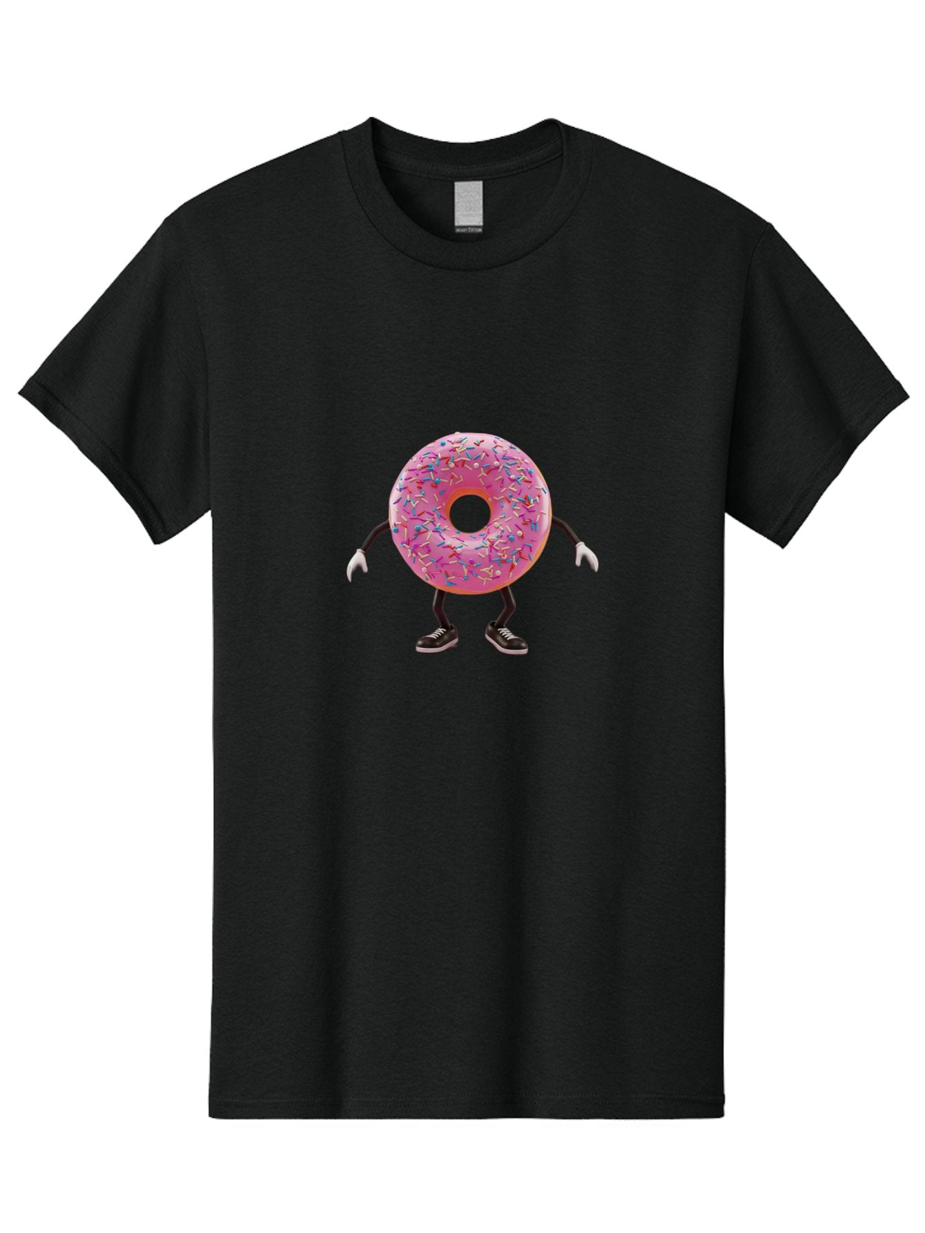 Donut-Character-3 Men'S Graphic Tee, 100% Cotton, Comfortable Casual Summer Wear, Machine Washable, Vintage Camera, Old Camera, Antique Camera, Black Camera, Classic Photography, Photography Equipment, Nostalgic Device, Film Camera, Camera Art Bak439 12