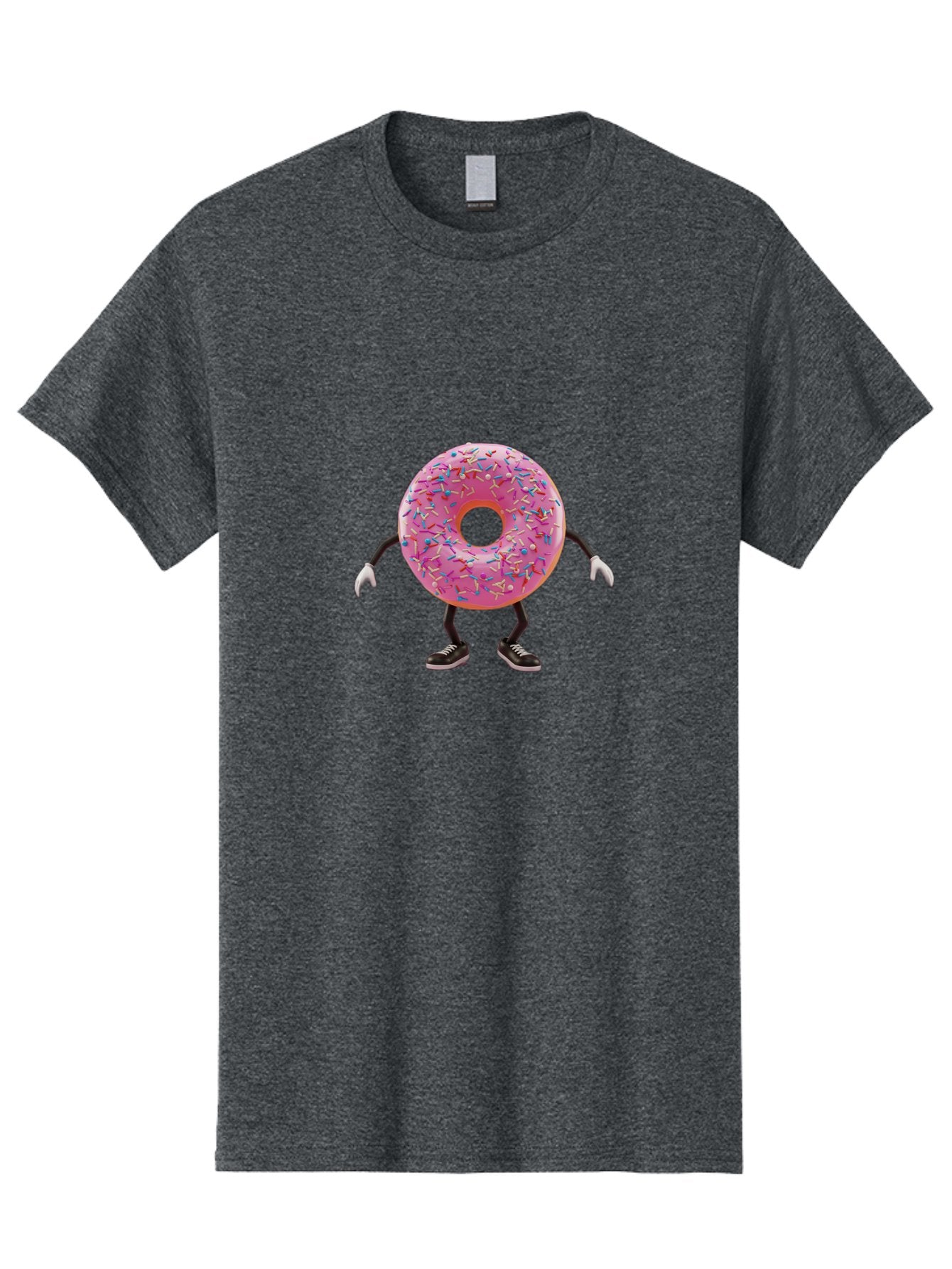 Donut-Character-3 Men'S Graphic Tee, 100% Cotton, Comfortable Casual Summer Wear, Machine Washable, Vintage Camera, Old Camera, Antique Camera, Black Camera, Classic Photography, Photography Equipment, Nostalgic Device, Film Camera, Camera Art Bak439 6