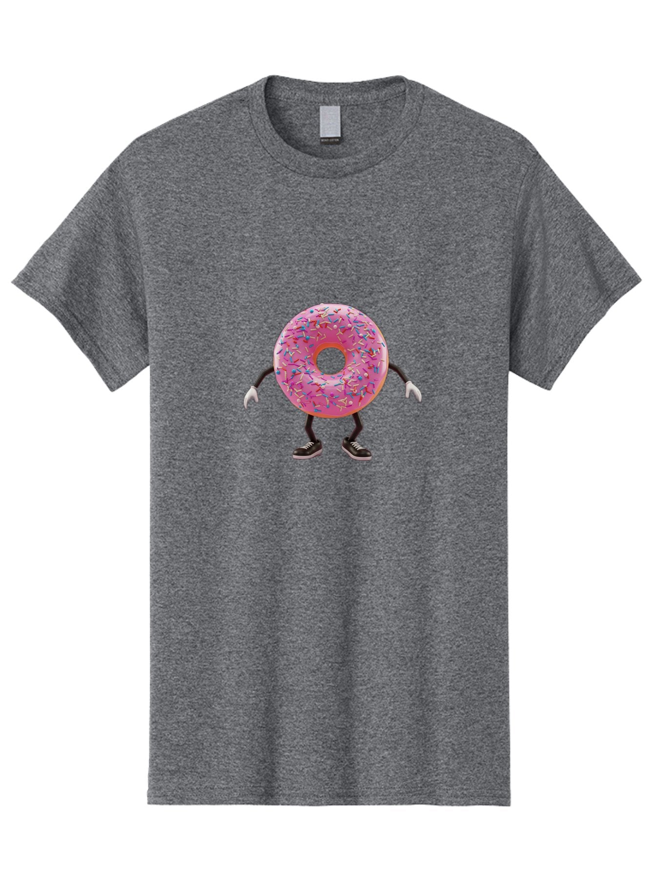 Donut-Character-3 Men'S Graphic Tee, 100% Cotton, Comfortable Casual Summer Wear, Machine Washable, Vintage Camera, Old Camera, Antique Camera, Black Camera, Classic Photography, Photography Equipment, Nostalgic Device, Film Camera, Camera Art Bak439 9