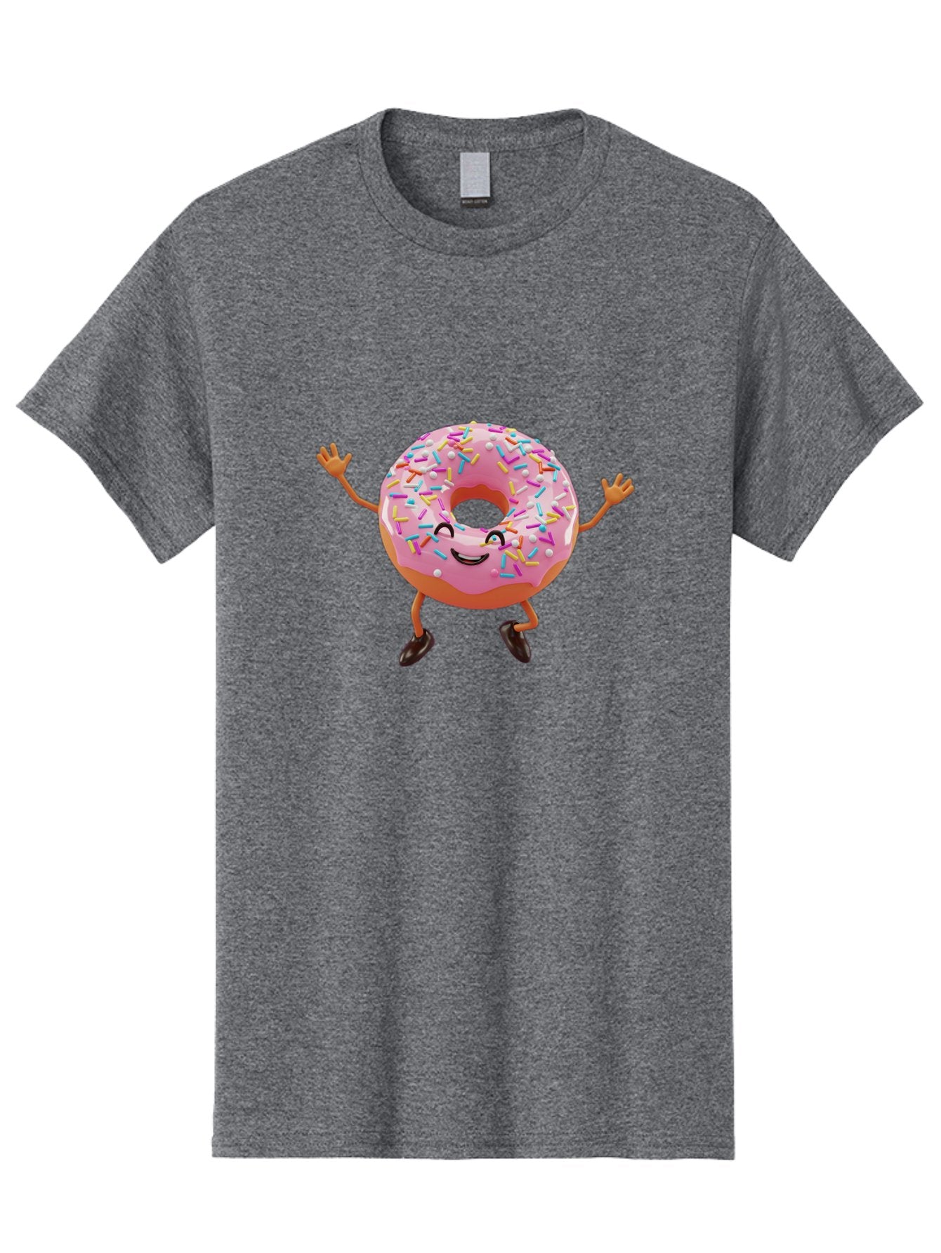 Donut-Character Men'S Graphic Tee, 100% Cotton, Comfortable Casual Summer Wear, Machine Washable, Vintage Camera, Old Camera, Antique Camera, Black Camera, Classic Photography, Photography Equipment, Nostalgic Device, Film Camera, Camera Art Bak440 10