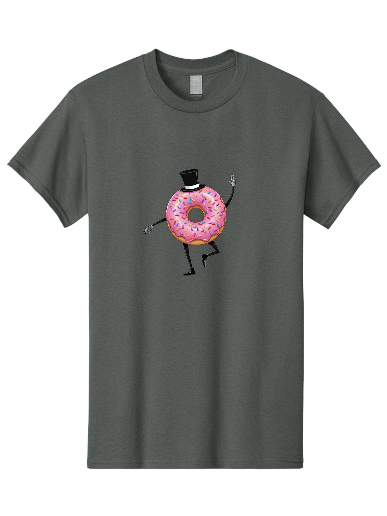 Donut-In-Top-Hat Men'S Graphic Tee, 100% Cotton, Comfortable Casual Summer Wear, Machine Washable, Vintage Camera, Old Camera, Antique Camera, Black Camera, Classic Photography, Photography Equipment, Nostalgic Device, Film Camera, Camera Art Bak441 9