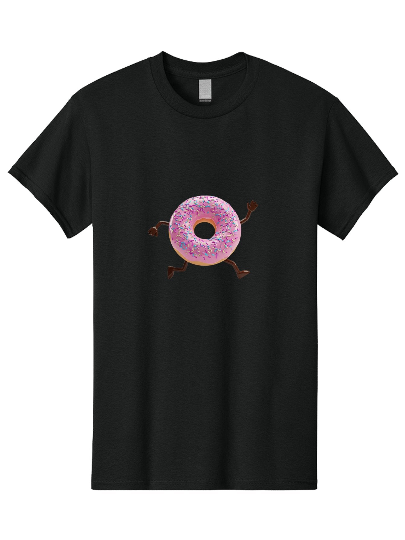 Donut-With-Arms-And-Legs Men'S Graphic Tee, 100% Cotton, Comfortable Casual Summer Wear, Machine Washable, Vintage Camera, Old Camera, Antique Camera, Black Camera, Classic Photography, Photography Equipment, Nostalgic Device, Film Camera, Bak442 7