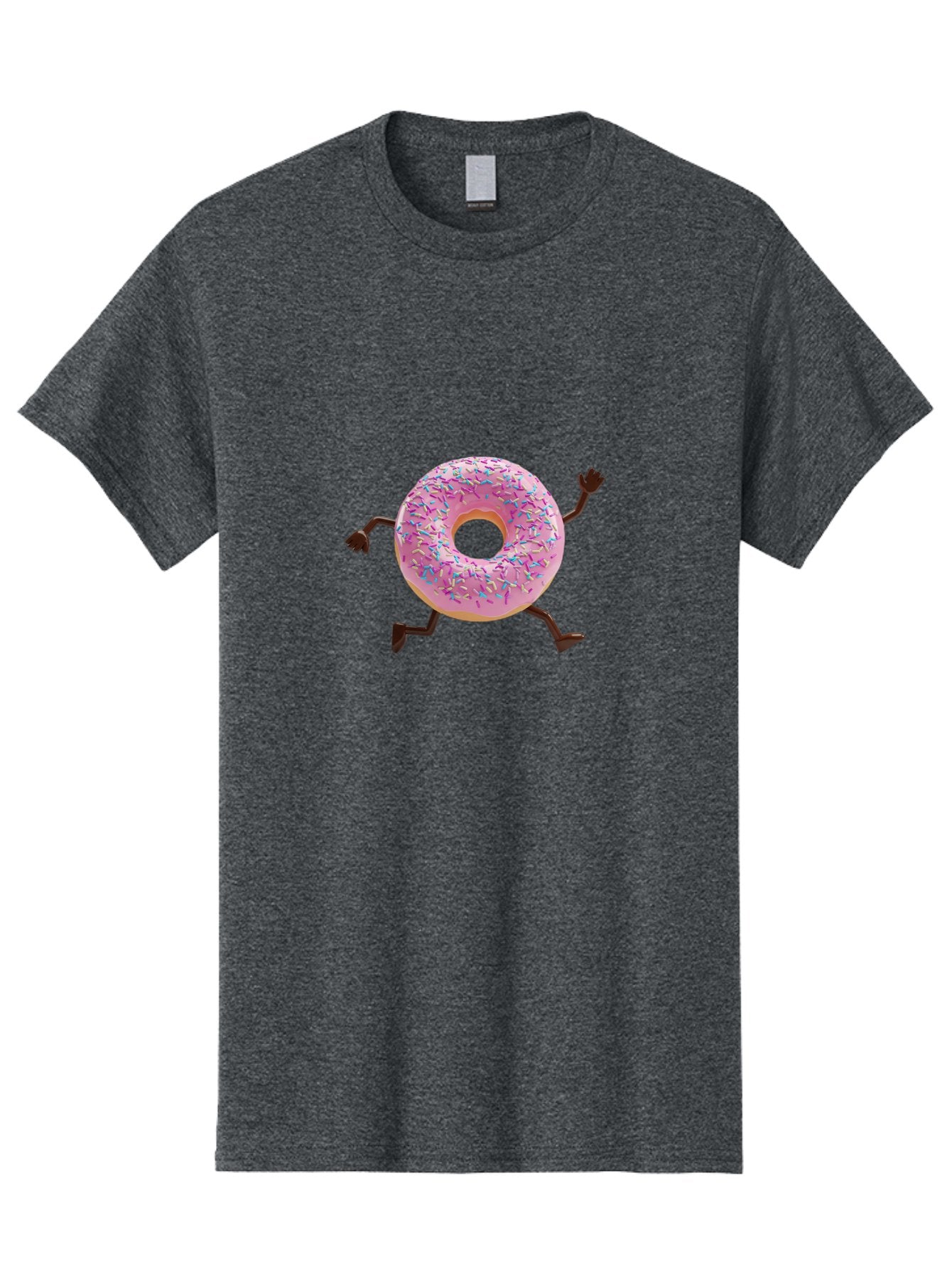 Donut-With-Arms-And-Legs Men'S Graphic Tee, 100% Cotton, Comfortable Casual Summer Wear, Machine Washable, Vintage Camera, Old Camera, Antique Camera, Black Camera, Classic Photography, Photography Equipment, Nostalgic Device, Film Camera, Bak442 8