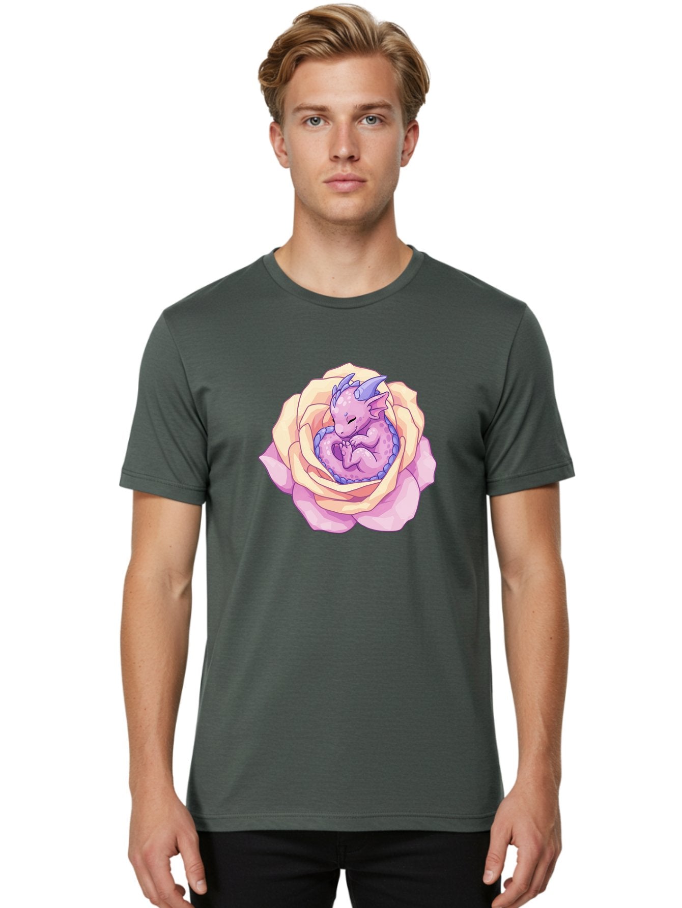 Dragon-In-A-Flower Men'S Graphic Tee, 100% Cotton, Comfortable Casual Summer Wear, Machine Washable, Vintage Camera, Old Camera, Antique Camera, Black Camera, Classic Photography, Photography Equipment, Nostalgic Device, Film Camera, Bak449 22