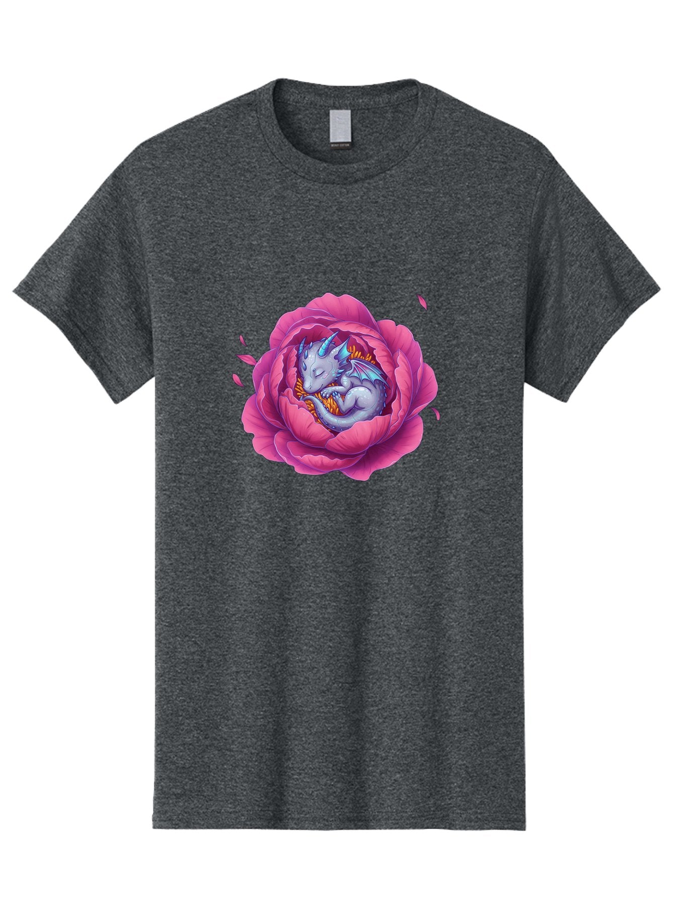 Dragon-In-Rose-1 Men'S Graphic Tee, 100% Cotton, Comfortable Casual Summer Wear, Machine Washable, Vintage Camera, Old Camera, Antique Camera, Black Camera, Classic Photography, Photography Equipment, Nostalgic Device, Film Camera, Camera Art Bak464 5