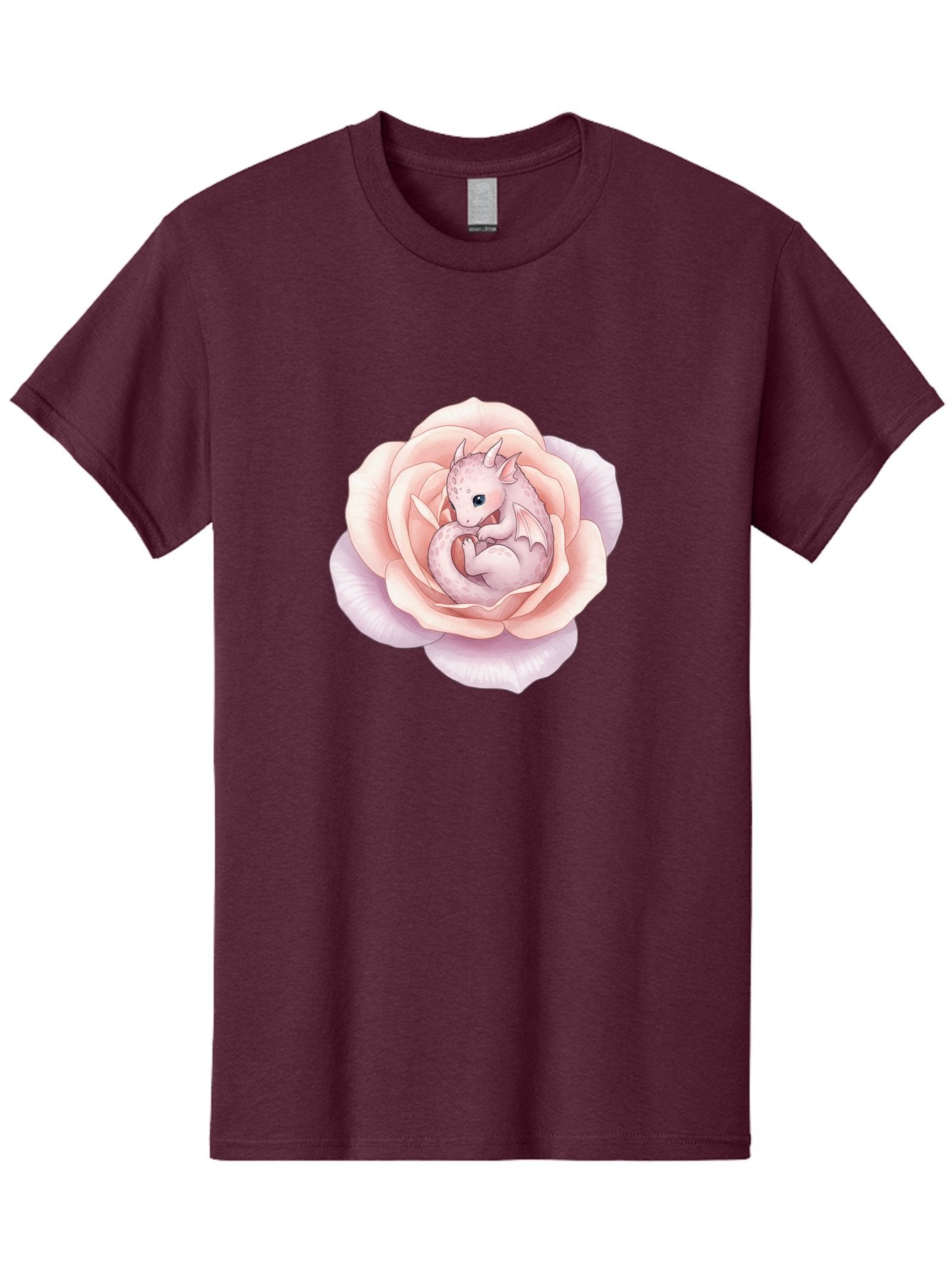 Dragon-In-Rose-3 Men'S Graphic Tee, 100% Cotton, Comfortable Casual Summer Wear, Machine Washable, Vintage Camera, Old Camera, Antique Camera, Black Camera, Classic Photography, Photography Equipment, Nostalgic Device, Film Camera, Camera Art Bak466