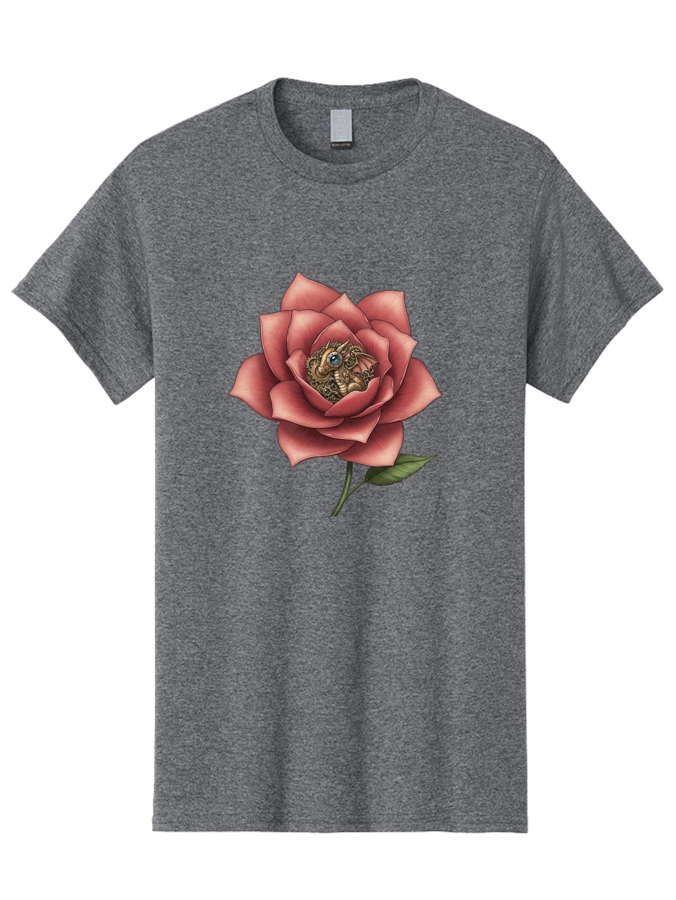 Dragon-In-Rose Men'S Graphic Tee, 100% Cotton, Comfortable Casual Summer Wear, Machine Washable, Vintage Camera, Old Camera, Antique Camera, Black Camera, Classic Photography, Photography Equipment, Nostalgic Device, Film Camera, Camera Art Bak472 4