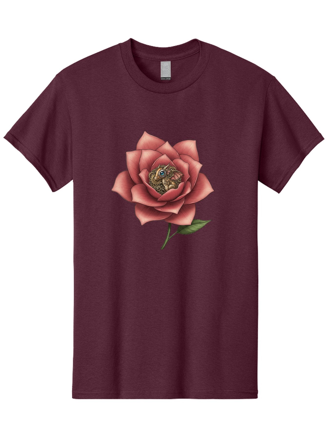 Dragon-In-Rose Men'S Graphic Tee, 100% Cotton, Comfortable Casual Summer Wear, Machine Washable, Vintage Camera, Old Camera, Antique Camera, Black Camera, Classic Photography, Photography Equipment, Nostalgic Device, Film Camera, Camera Art Bak472