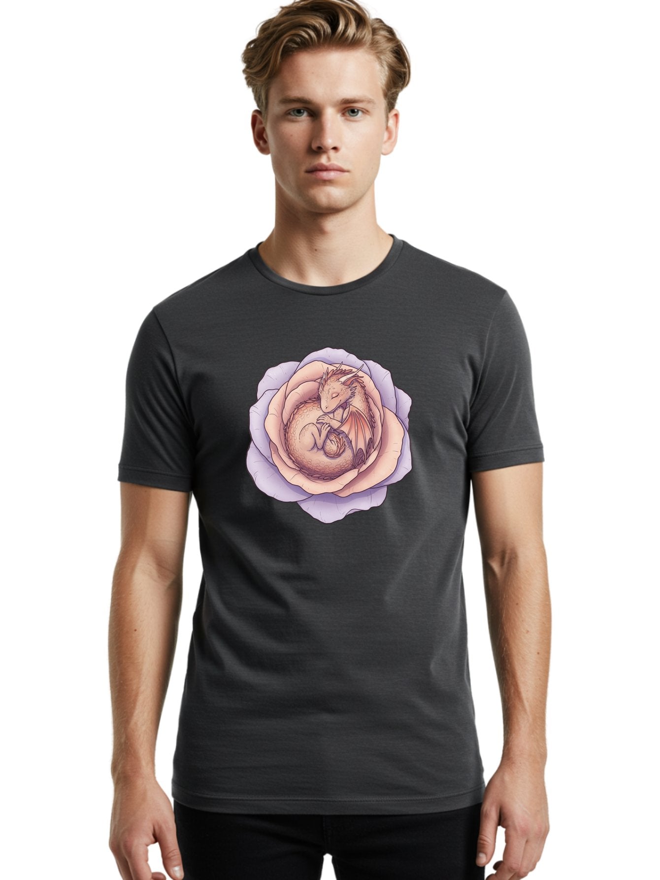 Dragon-Inside-A-Flower Men'S Graphic Tee, 100% Cotton, Comfortable Casual Summer Wear, Machine Washable, Vintage Camera, Old Camera, Antique Camera, Black Camera, Classic Photography, Photography Equipment, Nostalgic Device, Film Camera, Bak477 19