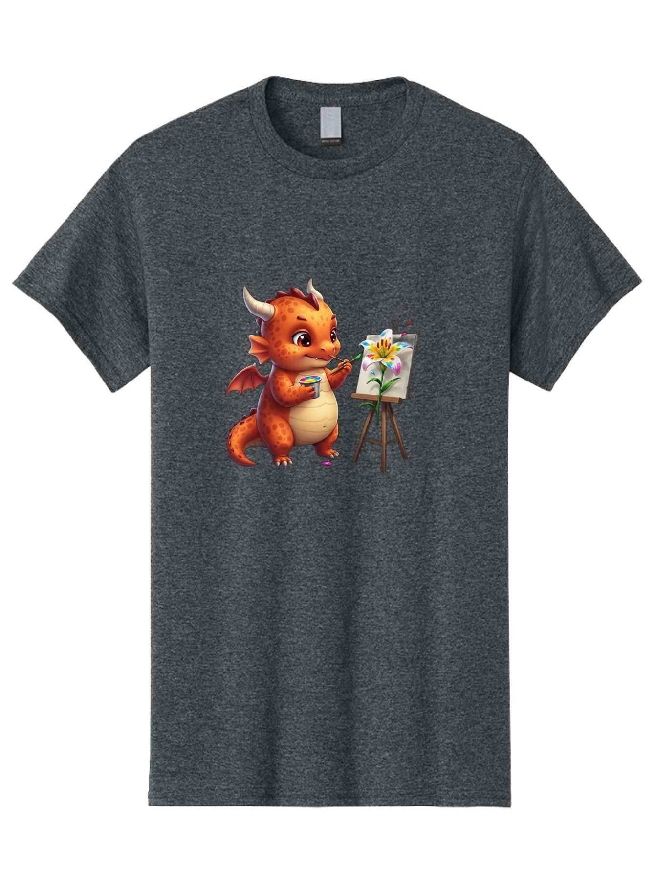 Dragon-Painting-Flower Men'S Graphic Tee, 100% Cotton, Comfortable Casual Summer Wear, Machine Washable, Vintage Camera, Old Camera, Antique Camera, Black Camera, Classic Photography, Photography Equipment, Nostalgic Device, Film Camera, Bak488 8