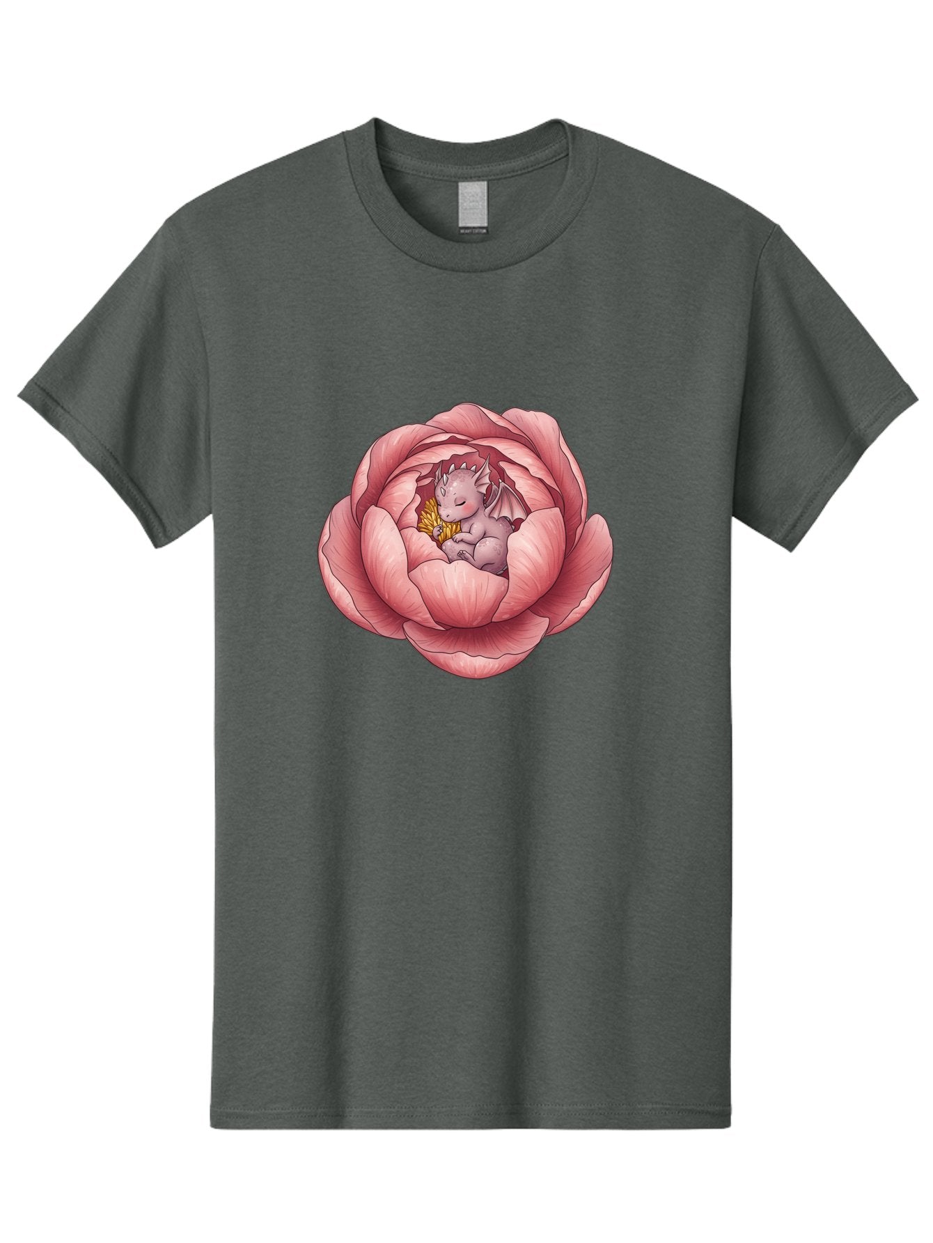 Dragon-Sleeping-In-Pink-Lotus Men'S Graphic Tee, 100% Cotton, Comfortable Casual Summer Wear, Machine Washable, Vintage Camera, Old Camera, Antique Camera, Black Camera, Classic Photography, Photography Equipment, Nostalgic Device, Bak489 15