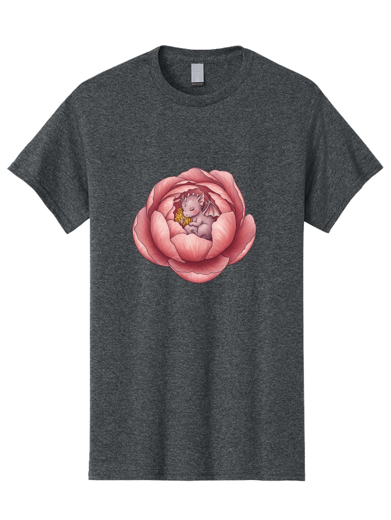 Dragon-Sleeping-In-Pink-Lotus Men'S Graphic Tee, 100% Cotton, Comfortable Casual Summer Wear, Machine Washable, Vintage Camera, Old Camera, Antique Camera, Black Camera, Classic Photography, Photography Equipment, Nostalgic Device, Bak489 9