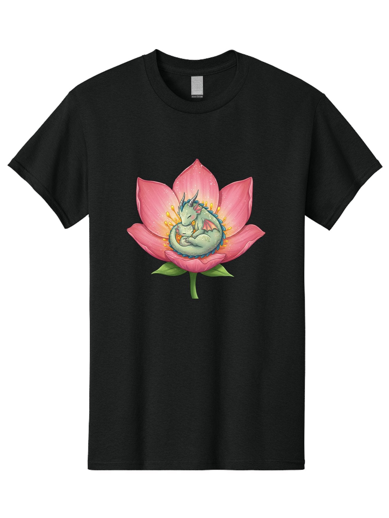 Dragon-Sleeping-On-Pink-Lotus-Flower Men'S Graphic Tee, 100% Cotton, Comfortable Casual Summer Wear, Machine Washable, Vintage Camera, Old Camera, Antique Camera, Black Camera, Classic Photography, Photography Equipment, Nostalgic Device, Bak490 9