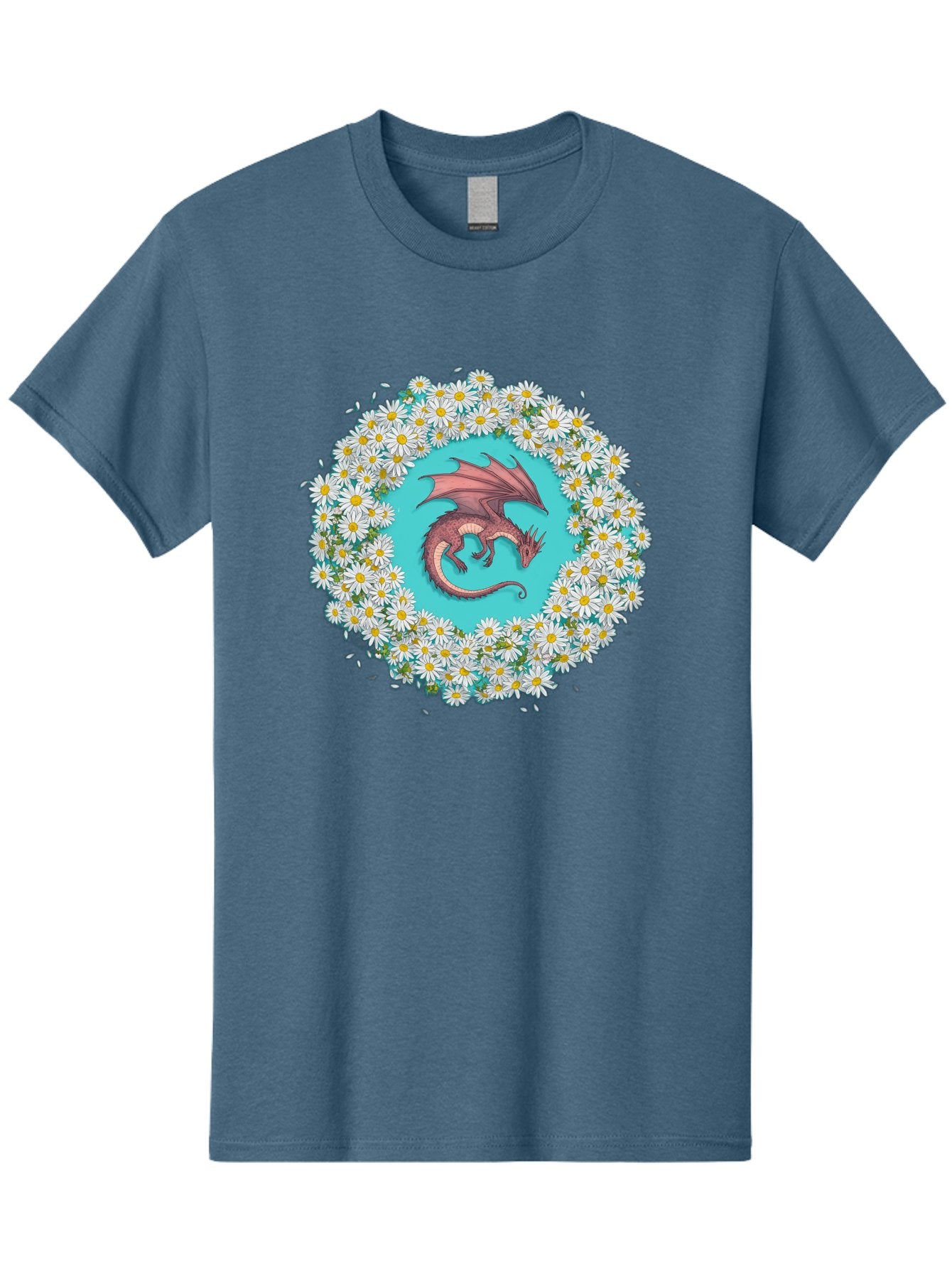 Dragon-Surrounded-By-Daisies Men'S Graphic Tee, 100% Cotton, Comfortable Casual Summer Wear, Machine Washable, Vintage Camera, Old Camera, Antique Camera, Black Camera, Classic Photography, Photography Equipment, Nostalgic Device, Film Camera, Bak492 14