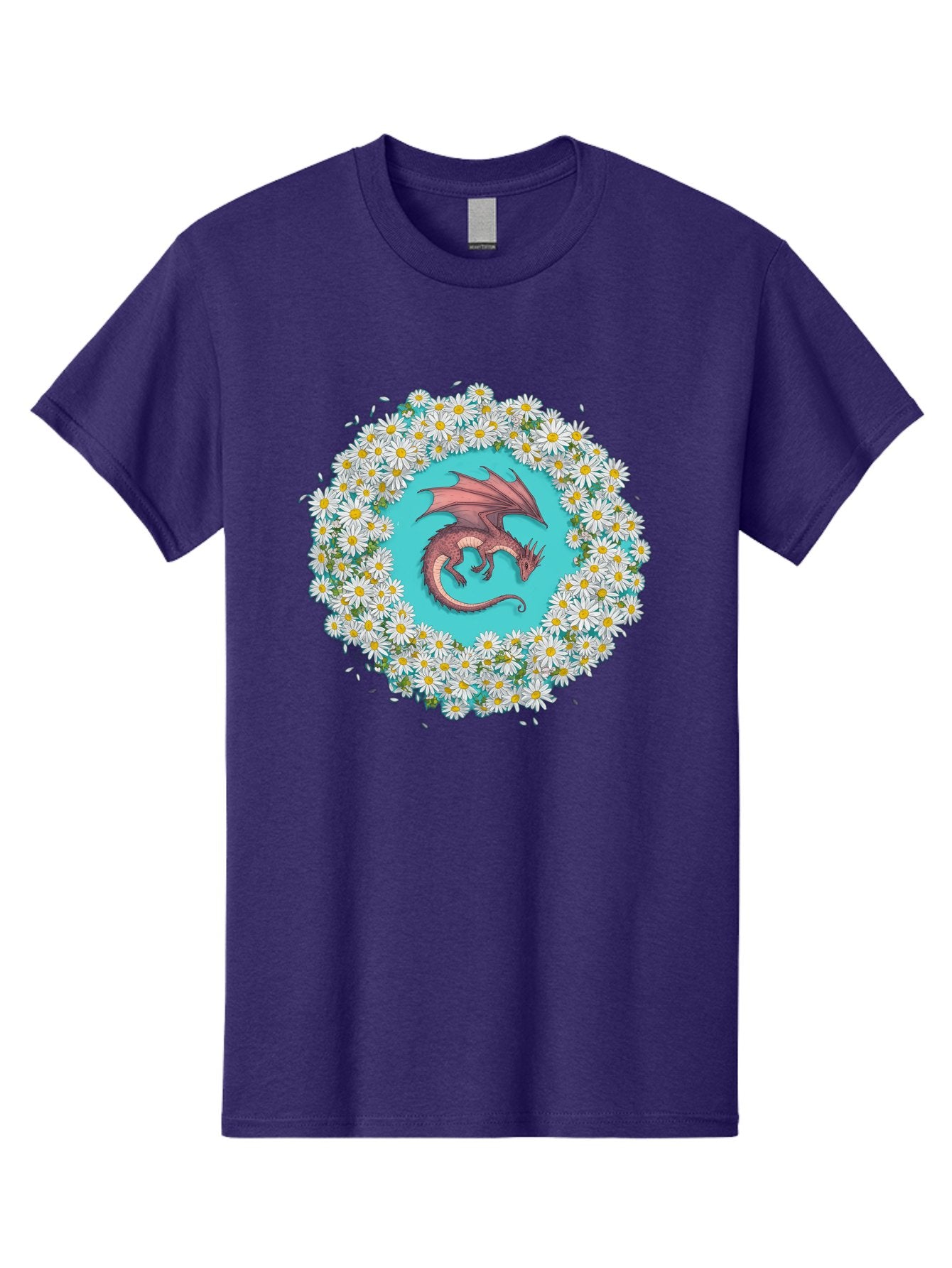 Dragon-Surrounded-By-Daisies Men'S Graphic Tee, 100% Cotton, Comfortable Casual Summer Wear, Machine Washable, Vintage Camera, Old Camera, Antique Camera, Black Camera, Classic Photography, Photography Equipment, Nostalgic Device, Film Camera, Bak492