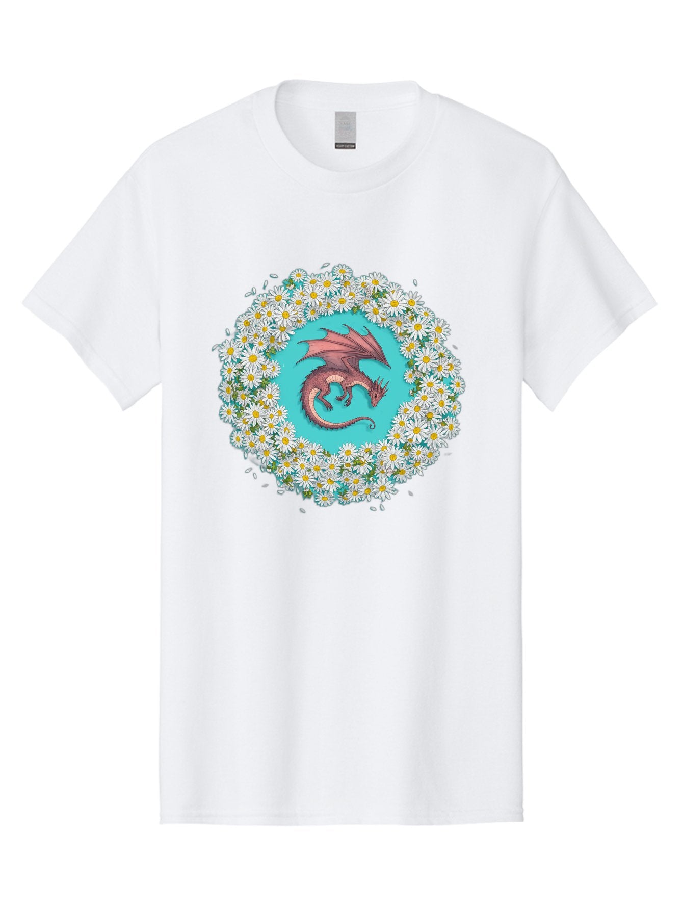 Dragon-Surrounded-By-Daisies Men'S Graphic Tee, 100% Cotton, Comfortable Casual Summer Wear, Machine Washable, Vintage Camera, Old Camera, Antique Camera, Black Camera, Classic Photography, Photography Equipment, Nostalgic Device, Film Camera, Bak492 12