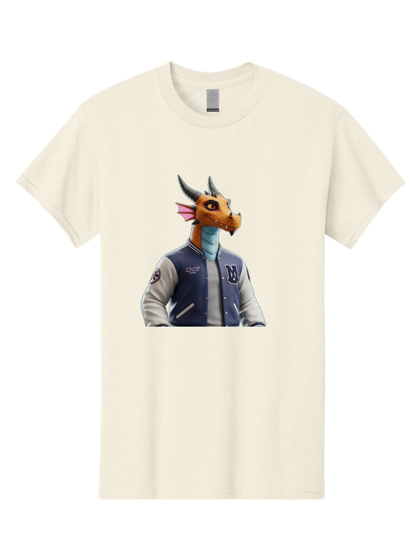 Dragon-Varsity-Jacket-1 Men'S Graphic Tee, 100% Cotton, Comfortable Casual Summer Wear, Machine Washable, Vintage Camera, Old Camera, Antique Camera, Black Camera, Classic Photography, Photography Equipment, Nostalgic Device, Film Camera, Bak493 6