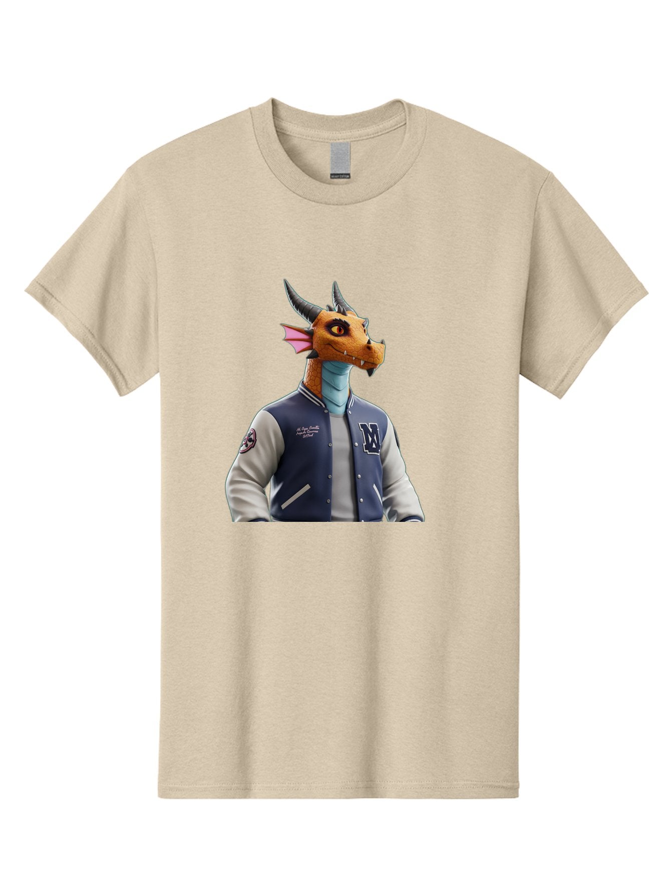 Dragon-Varsity-Jacket-1 Men'S Graphic Tee, 100% Cotton, Comfortable Casual Summer Wear, Machine Washable, Vintage Camera, Old Camera, Antique Camera, Black Camera, Classic Photography, Photography Equipment, Nostalgic Device, Film Camera, Bak493 14