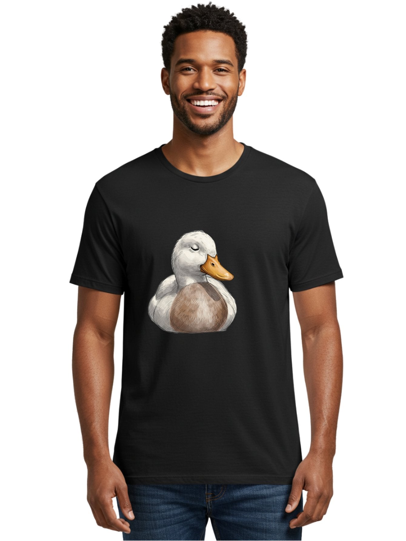 Duck Men'S Graphic Tee, 100% Cotton, Comfortable Casual Summer Wear, Machine Washable, Vintage Camera, Old Camera, Antique Camera, Black Camera, Classic Photography, Photography Equipment, Nostalgic Device, Film Camera, Camera Art Bak504 28