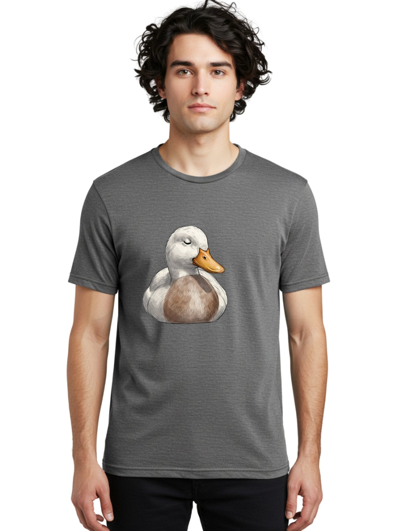 Duck Men'S Graphic Tee, 100% Cotton, Comfortable Casual Summer Wear, Machine Washable, Vintage Camera, Old Camera, Antique Camera, Black Camera, Classic Photography, Photography Equipment, Nostalgic Device, Film Camera, Camera Art Bak504 29