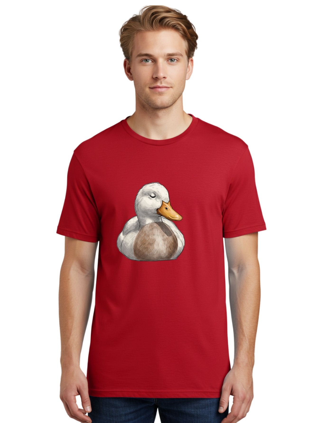 Duck Men'S Graphic Tee, 100% Cotton, Comfortable Casual Summer Wear, Machine Washable, Vintage Camera, Old Camera, Antique Camera, Black Camera, Classic Photography, Photography Equipment, Nostalgic Device, Film Camera, Camera Art Bak504 27
