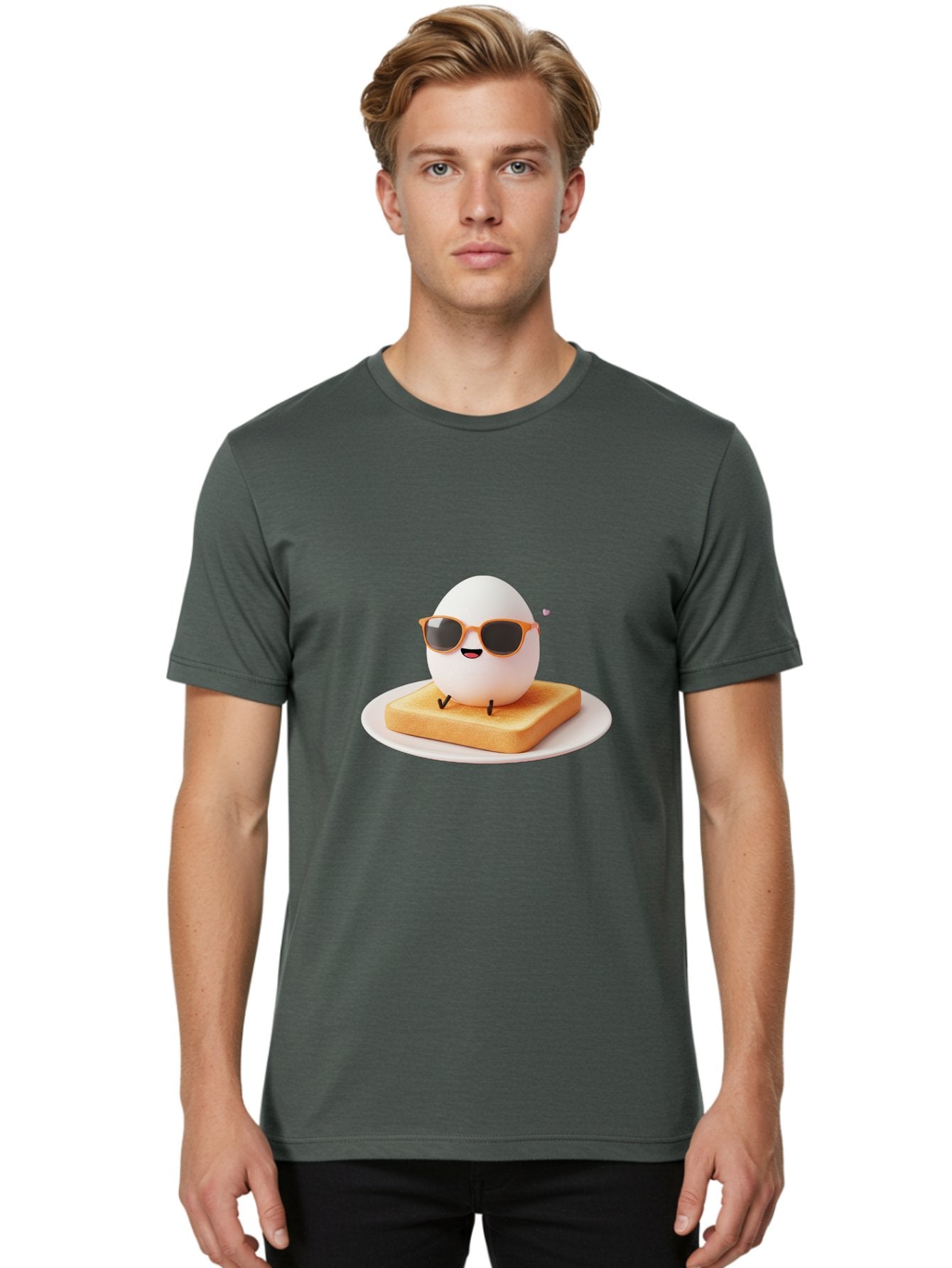 Egg-Character-Toast Men'S Graphic Tee, 100% Cotton, Comfortable Casual Summer Wear, Machine Washable, Vintage Camera, Old Camera, Antique Camera, Black Camera, Classic Photography, Photography Equipment, Nostalgic Device, Film Camera, Bak512 25