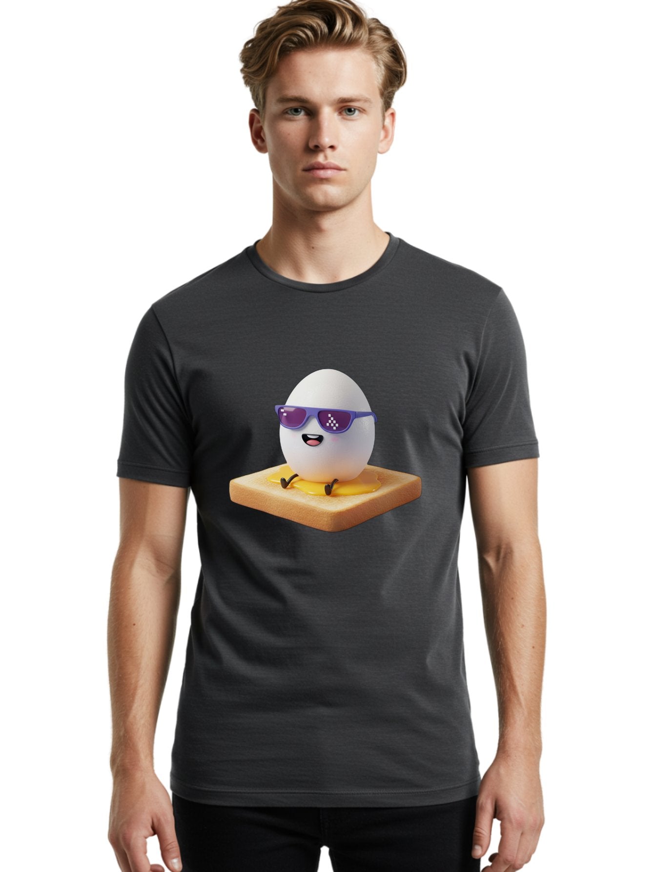 Egg-With-Sunglasses-On-Toast Men'S Graphic Tee, 100% Cotton, Comfortable Casual Summer Wear, Machine Washable, Vintage Camera, Old Camera, Antique Camera, Black Camera, Classic Photography, Photography Equipment, Nostalgic Device, Film Camera, Bak522 30