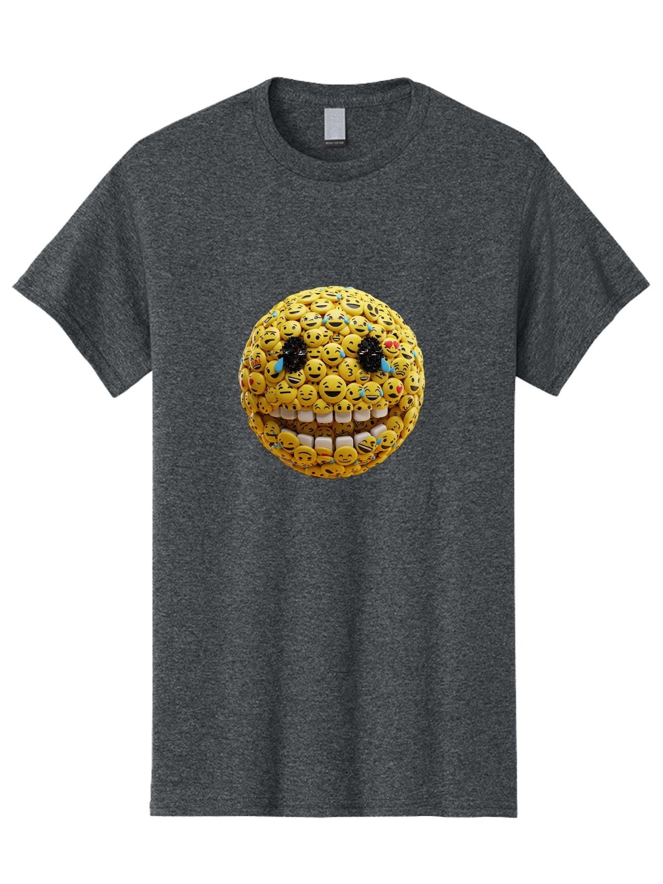 Emoji-Face Men'S Graphic Tee, 100% Cotton, Comfortable Casual Summer Wear, Machine Washable, Vintage Camera, Old Camera, Antique Camera, Black Camera, Classic Photography, Photography Equipment, Nostalgic Device, Film Camera, Camera Art Bak527 4