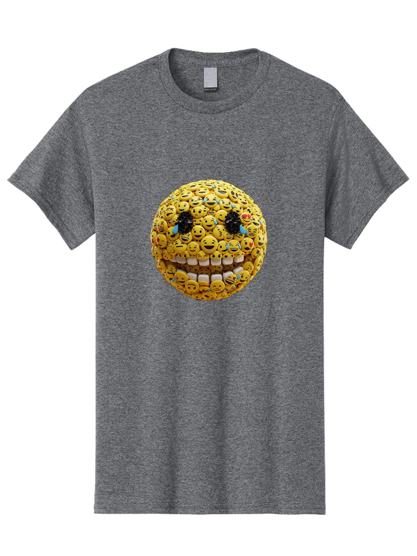 Emoji-Face Men'S Graphic Tee, 100% Cotton, Comfortable Casual Summer Wear, Machine Washable, Vintage Camera, Old Camera, Antique Camera, Black Camera, Classic Photography, Photography Equipment, Nostalgic Device, Film Camera, Camera Art Bak527 5
