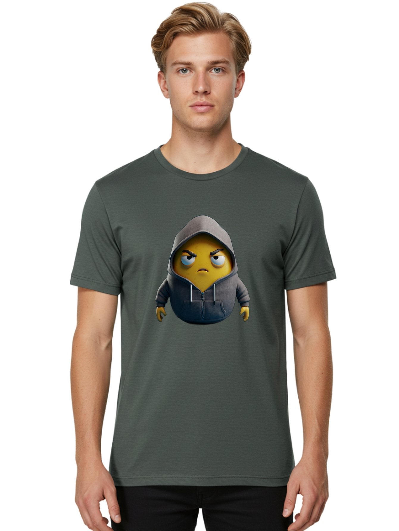 Emoji-Hoodie Men'S Graphic Tee, 100% Cotton, Comfortable Casual Summer Wear, Machine Washable, Vintage Camera, Old Camera, Antique Camera, Black Camera, Classic Photography, Photography Equipment, Nostalgic Device, Film Camera, Camera Art Bak528 28