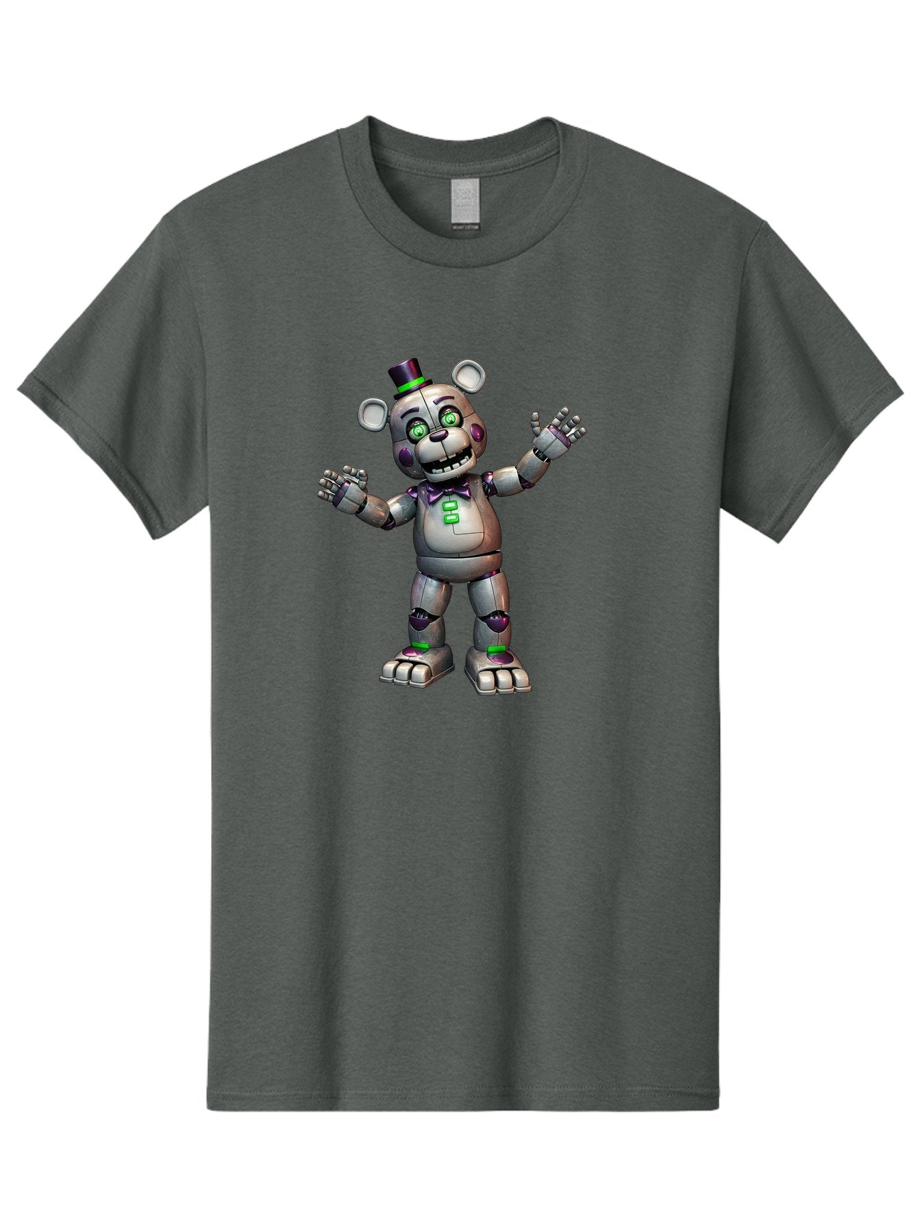 Endoskeleton-Freddy Men'S Graphic Tee, 100% Cotton, Comfortable Casual Summer Wear, Machine Washable, Vintage Camera, Old Camera, Antique Camera, Black Camera, Classic Photography, Photography Equipment, Nostalgic Device, Film Camera, Bak530 9