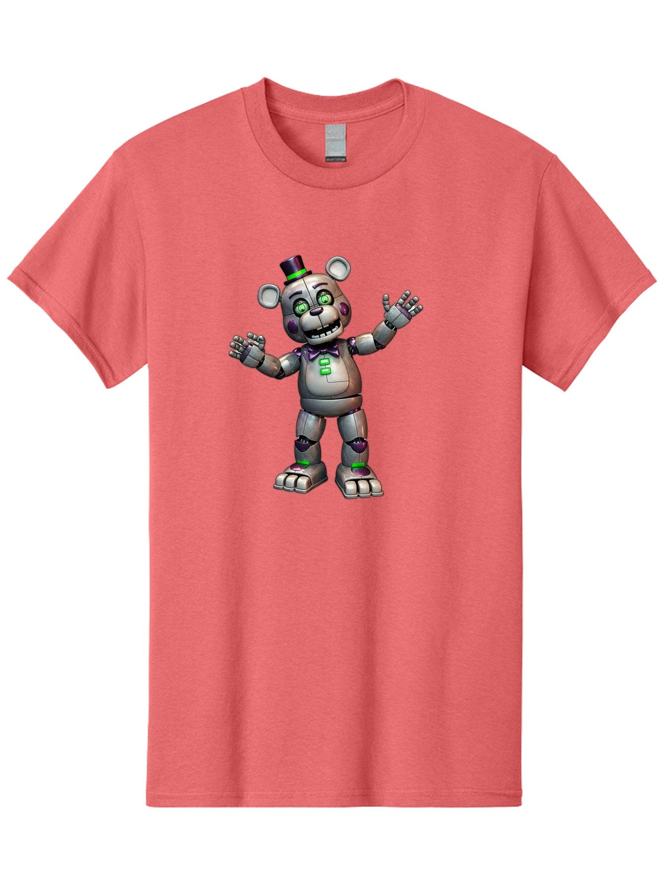 Endoskeleton-Freddy Men'S Graphic Tee, 100% Cotton, Comfortable Casual Summer Wear, Machine Washable, Vintage Camera, Old Camera, Antique Camera, Black Camera, Classic Photography, Photography Equipment, Nostalgic Device, Film Camera, Bak530 5