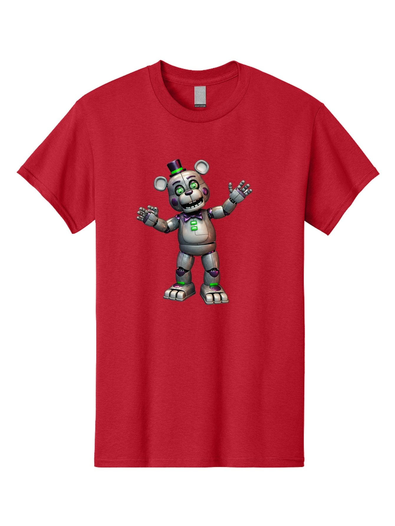 Endoskeleton-Freddy Men'S Graphic Tee, 100% Cotton, Comfortable Casual Summer Wear, Machine Washable, Vintage Camera, Old Camera, Antique Camera, Black Camera, Classic Photography, Photography Equipment, Nostalgic Device, Film Camera, Bak530 3