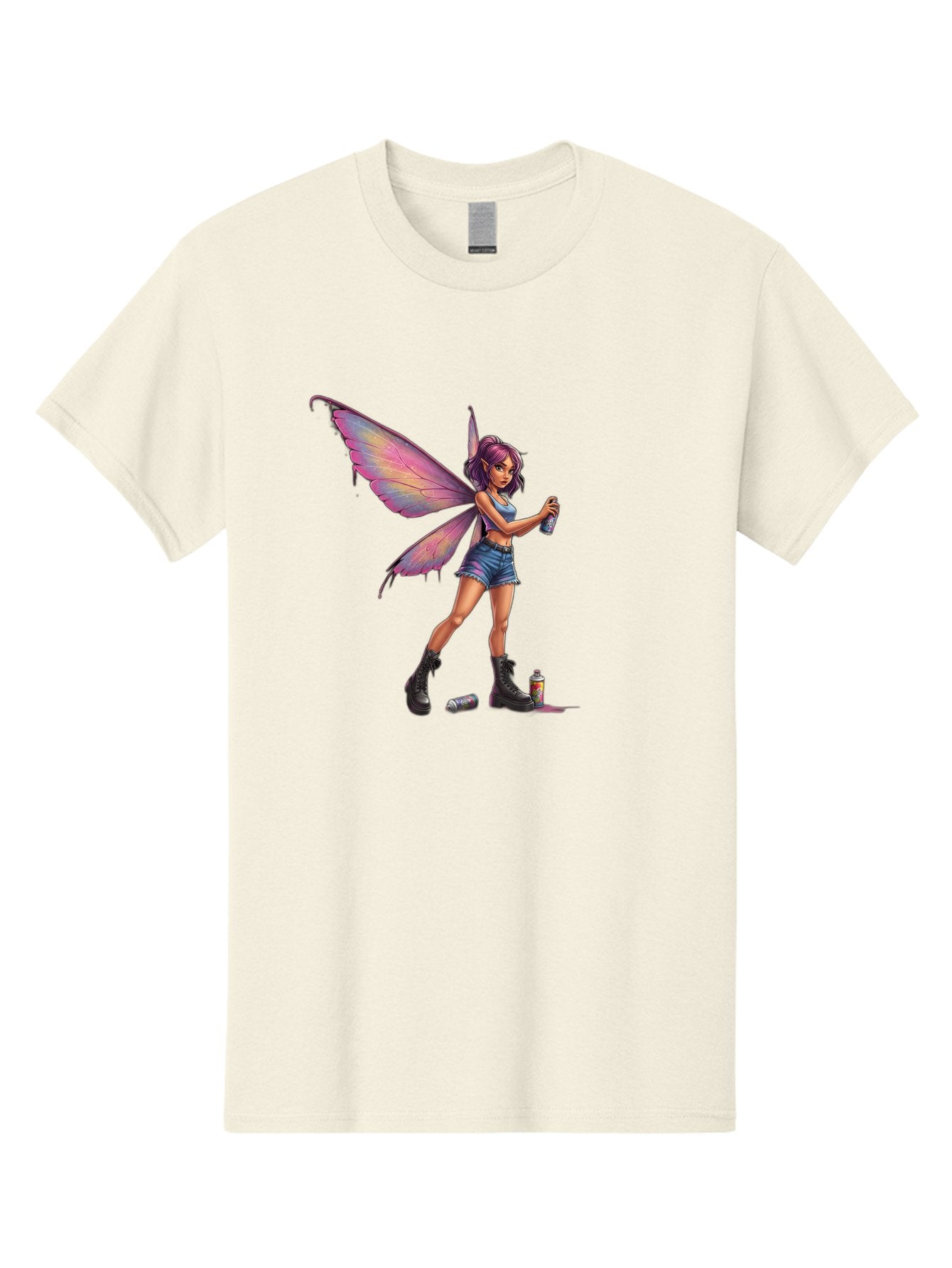 Fairy-With-Spray-Paint Men'S Graphic Tee, 100% Cotton, Comfortable Casual Summer Wear, Machine Washable, Vintage Camera, Old Camera, Antique Camera, Black Camera, Classic Photography, Photography Equipment, Nostalgic Device, Film Camera, Bak543 6